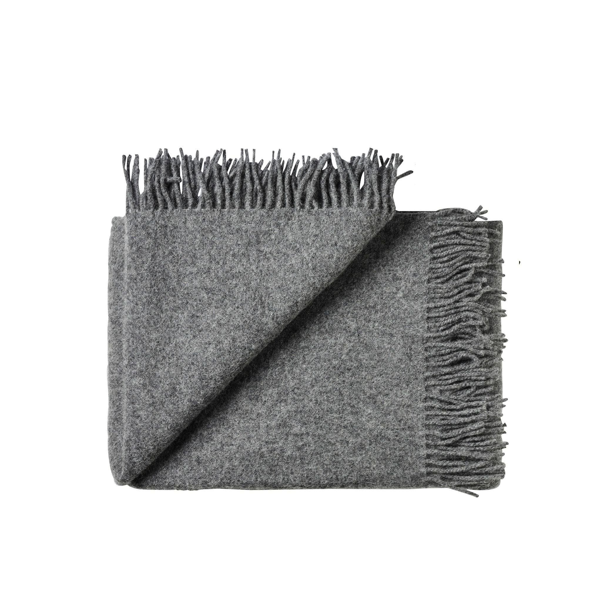 Silkeborg Uldspinderi Season Throw 130x200 Cm, Dark Nordic Grey