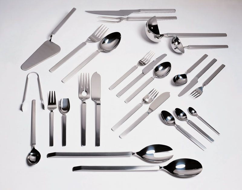 Alessi "Dry" Cutlery Set, 30 Pieces