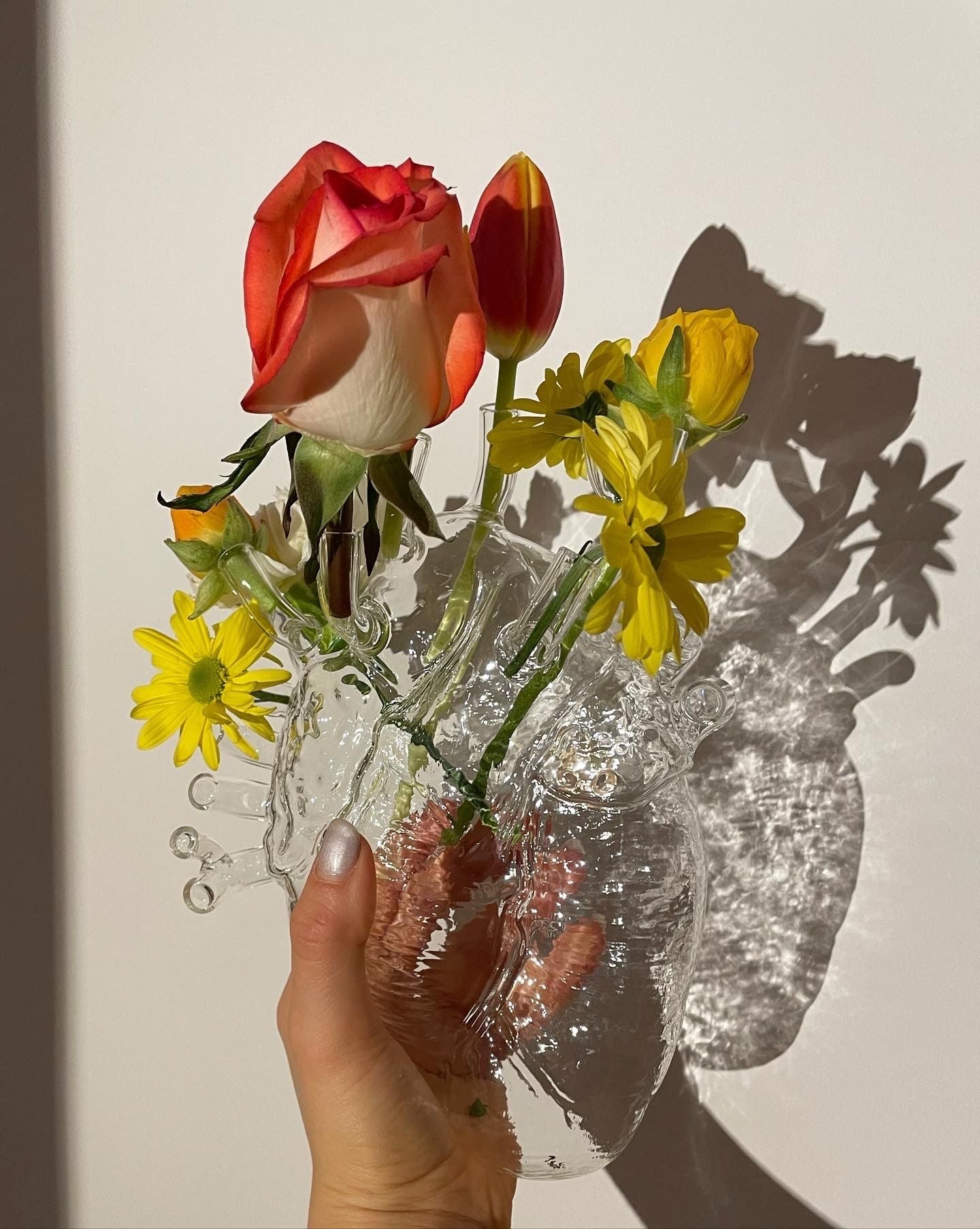 Seletti kjærlighet i Bloom Vase, Clear