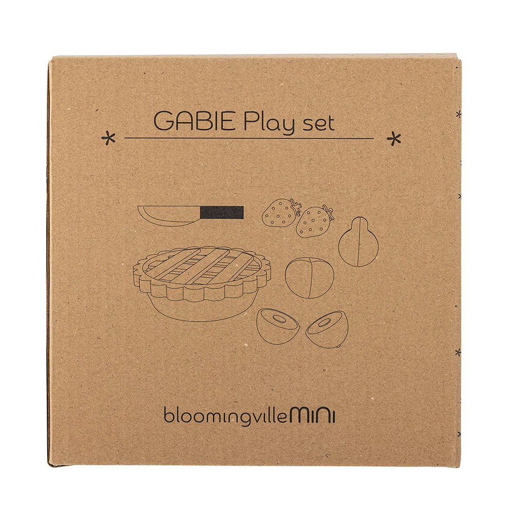 Bloomingville Mini Gabie Play Set, nourriture, jaune, FSC®100%, Lotus