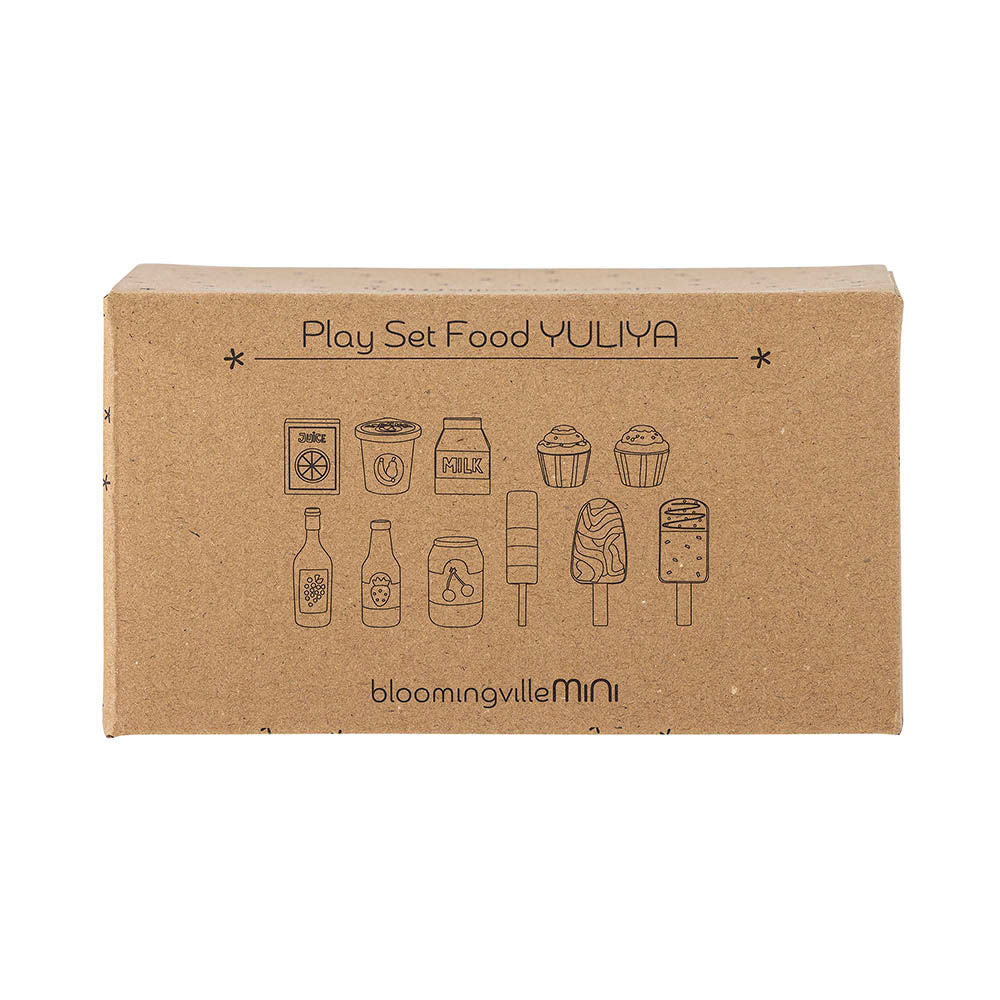 Bloomingville MINI Yuliya Play Set, Food, Red, FSC®100%, Lotus