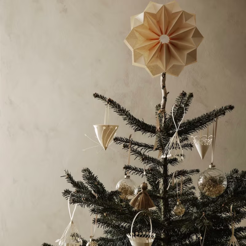 Ferm Living Tassel de papier de Noël, ensemble de 3