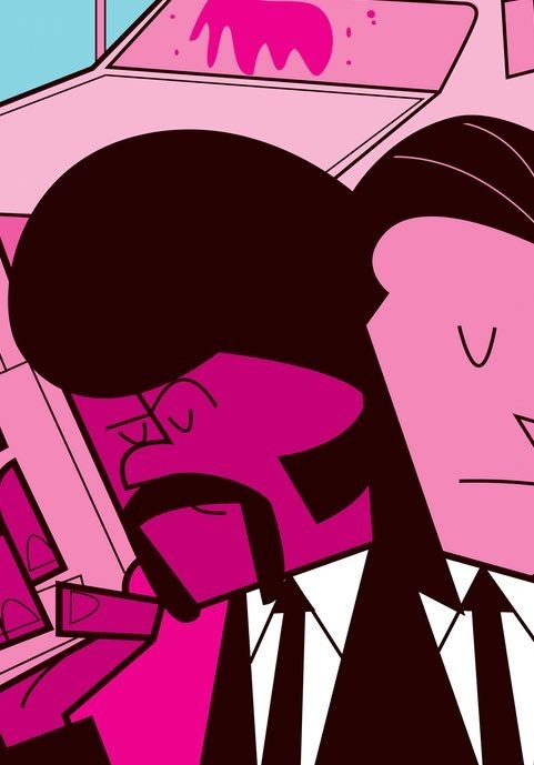 Affiche Pulp Fiction par Ale Giorgini