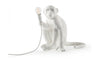  Lampe intérieure singe blanche assise