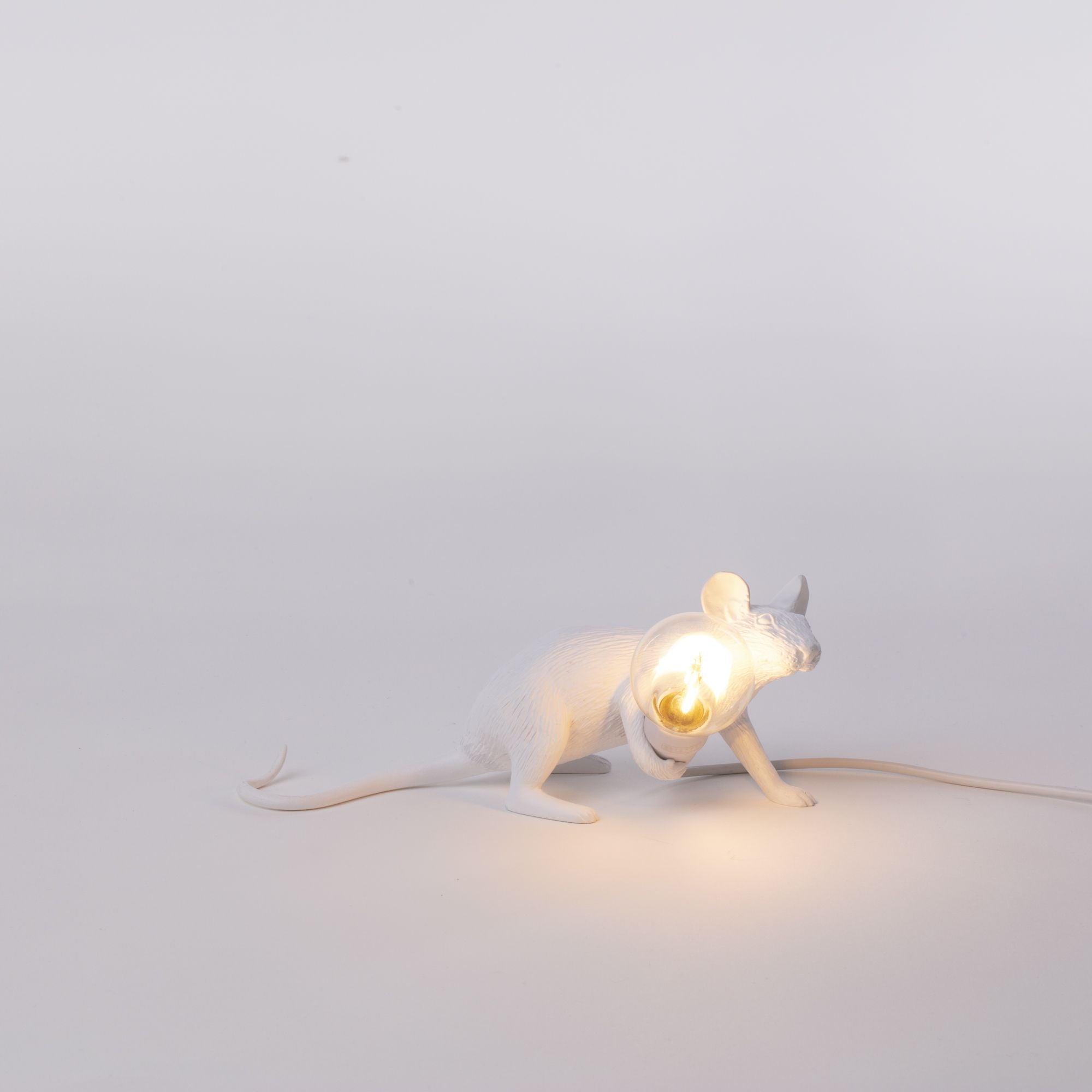 Lampada del mouse Seletti Lop, bianco
