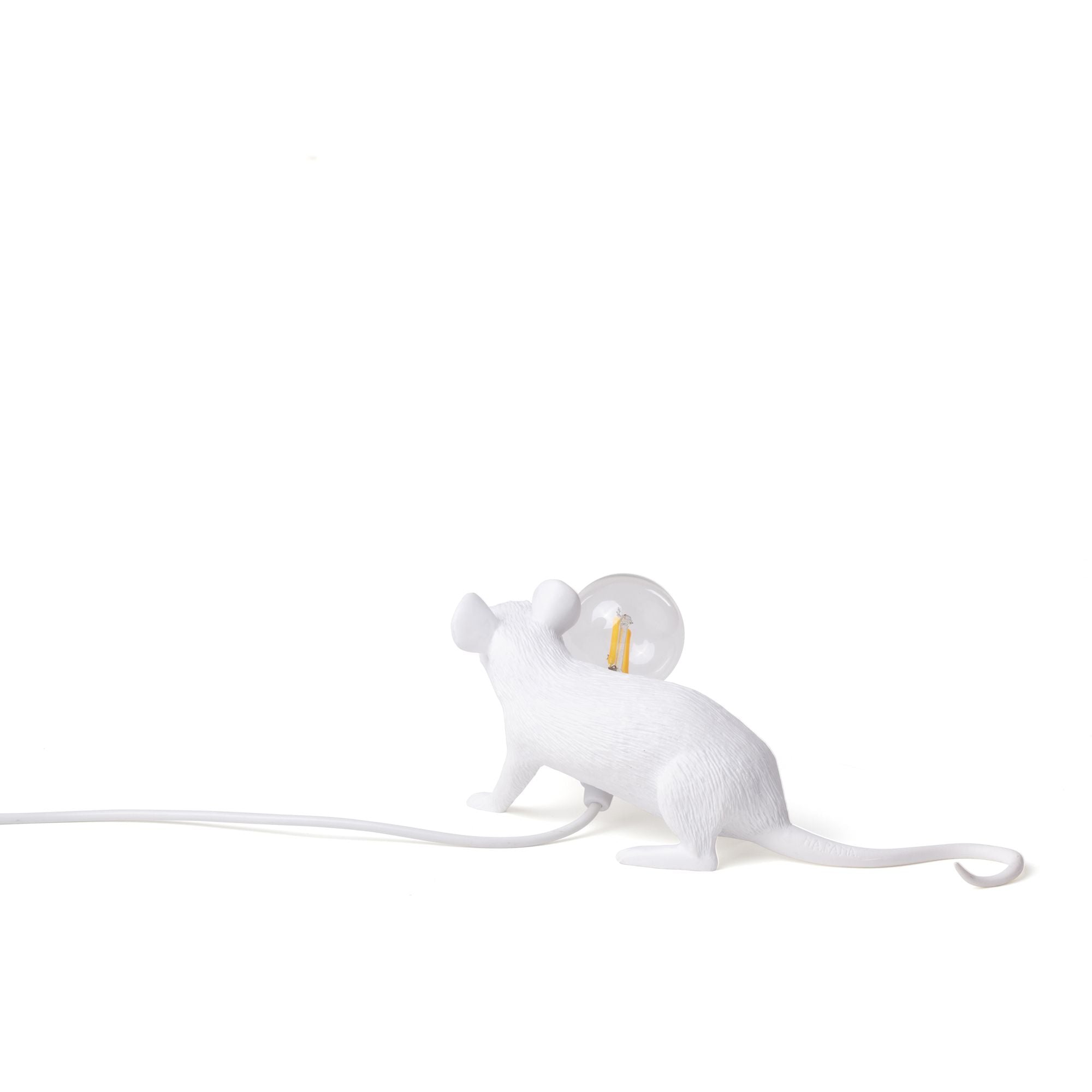 Lampada del mouse Seletti Lop, bianco