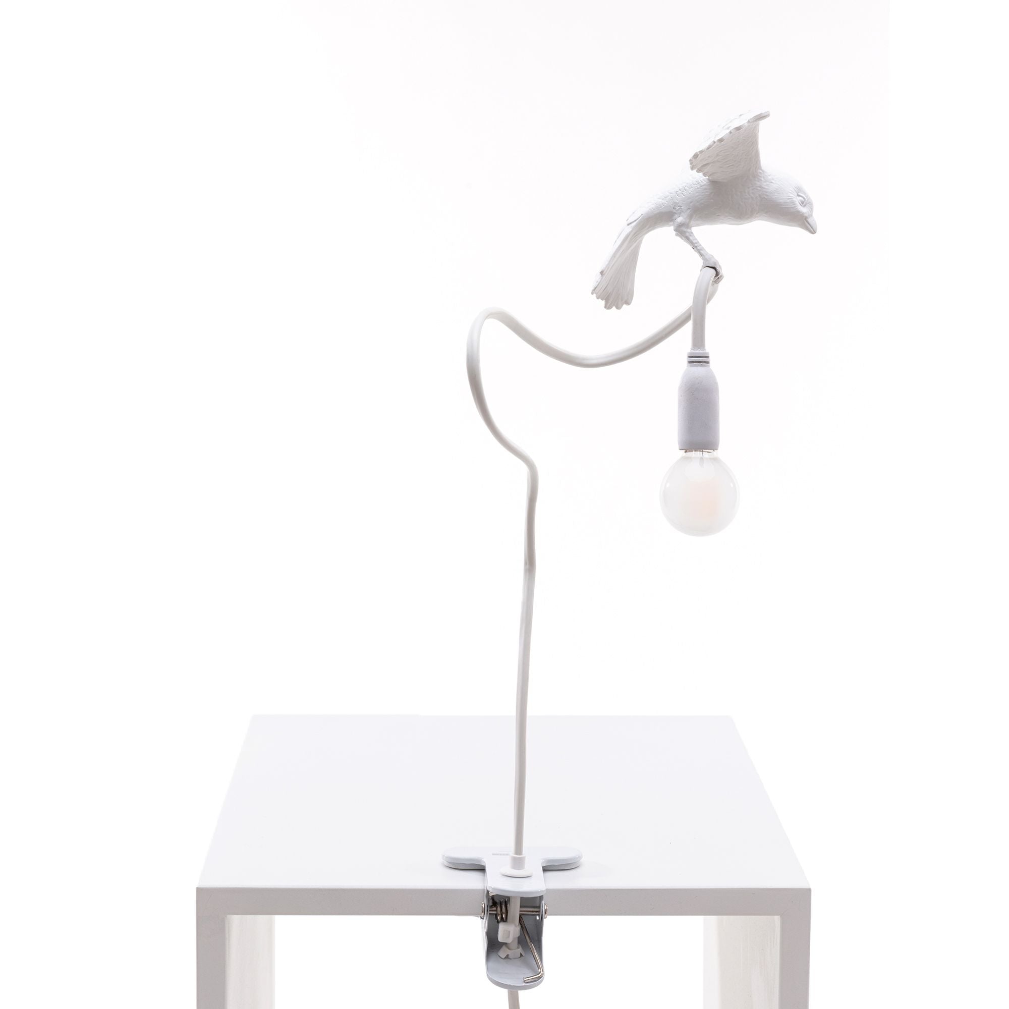 Seletti Sparrow -Lampe mit Klammer, Kreuzfahrt
