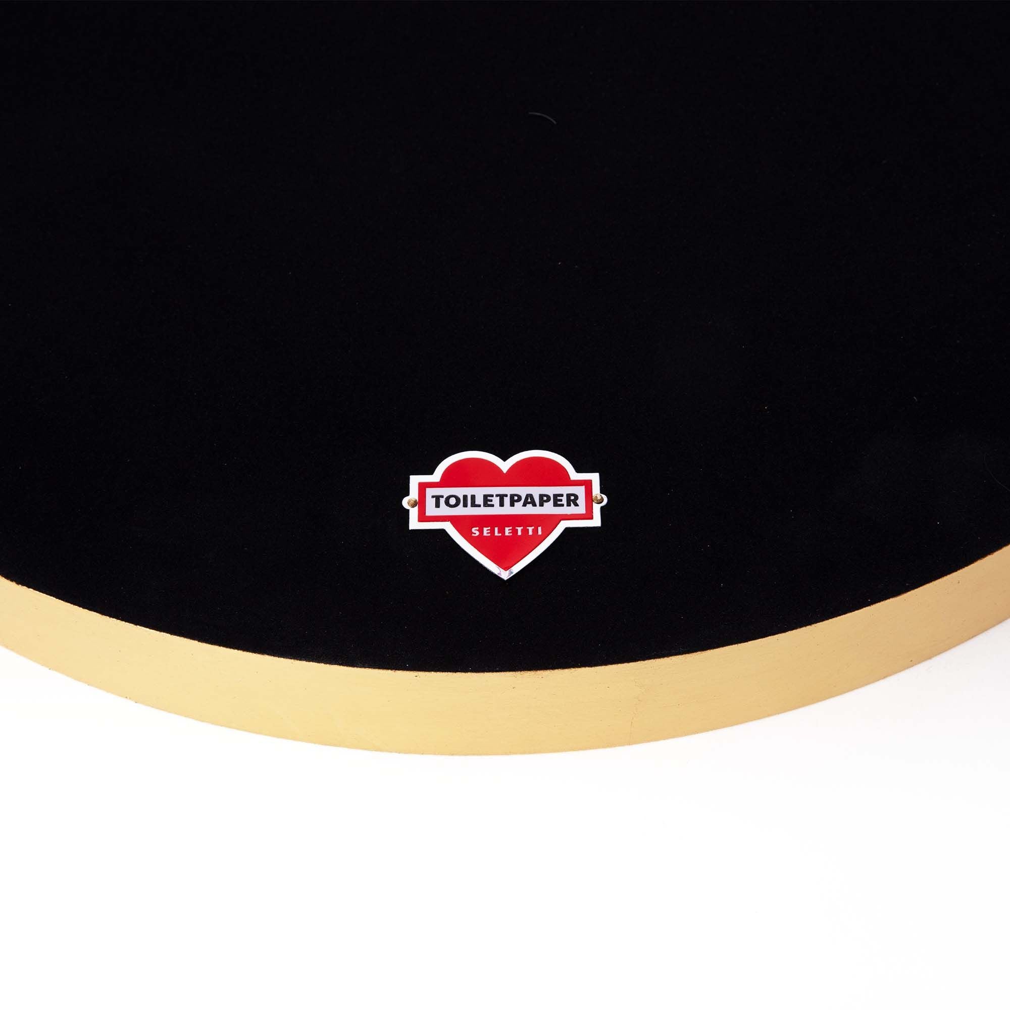 Seletti Toilettpapierspiegel Gold Rahmen Birne, Lippenstifte
