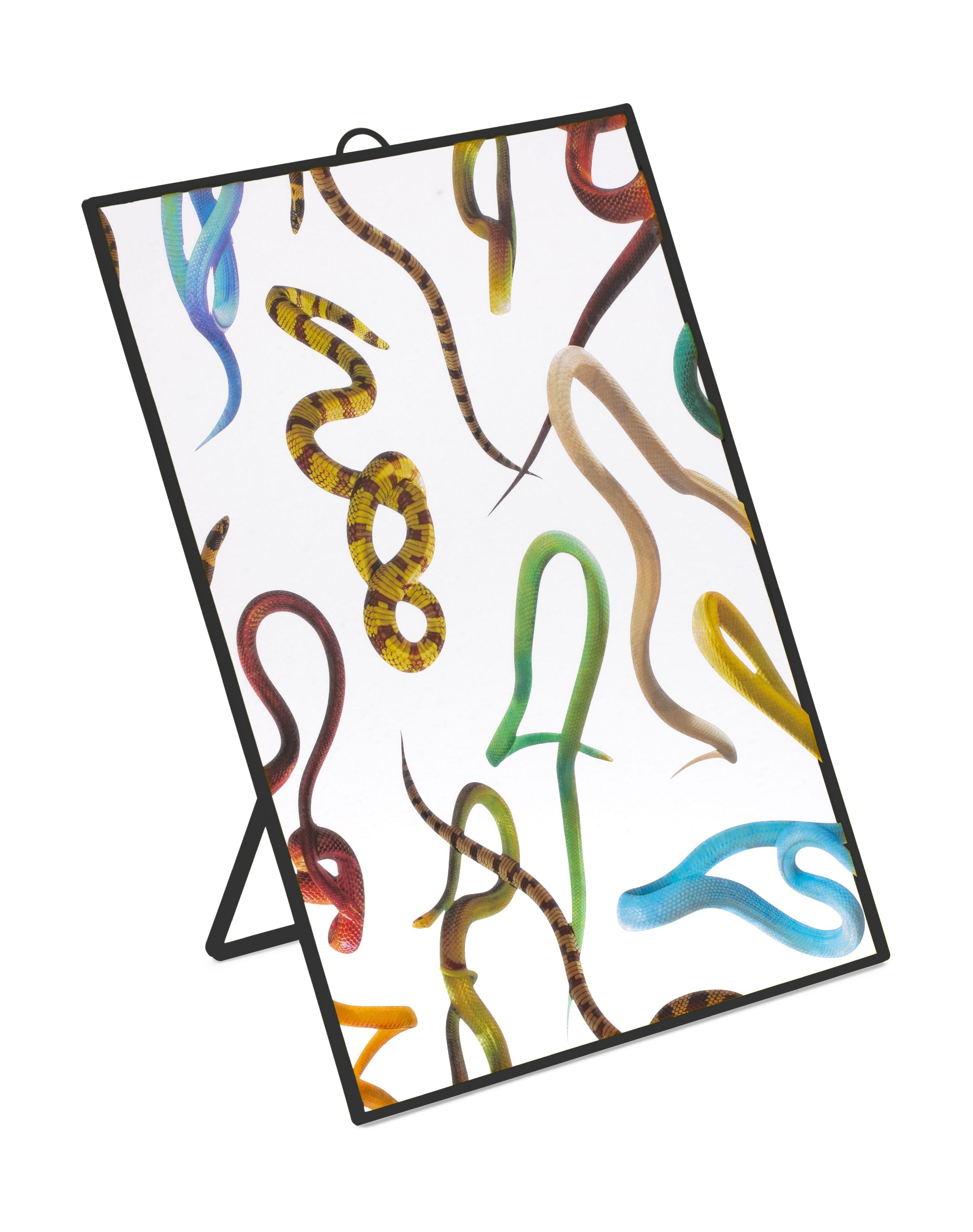 Seletti Miroir de papier toilette moyen, serpents