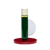 Hübsch Astro Candlestick, Dark Red/Yellow/Green