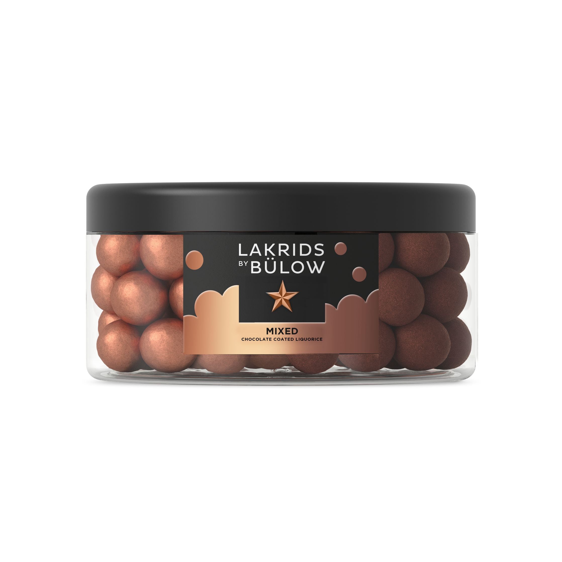 Lakrids by Bülow Vinter blandad klassisk karamell/dubbel choklad, 550g