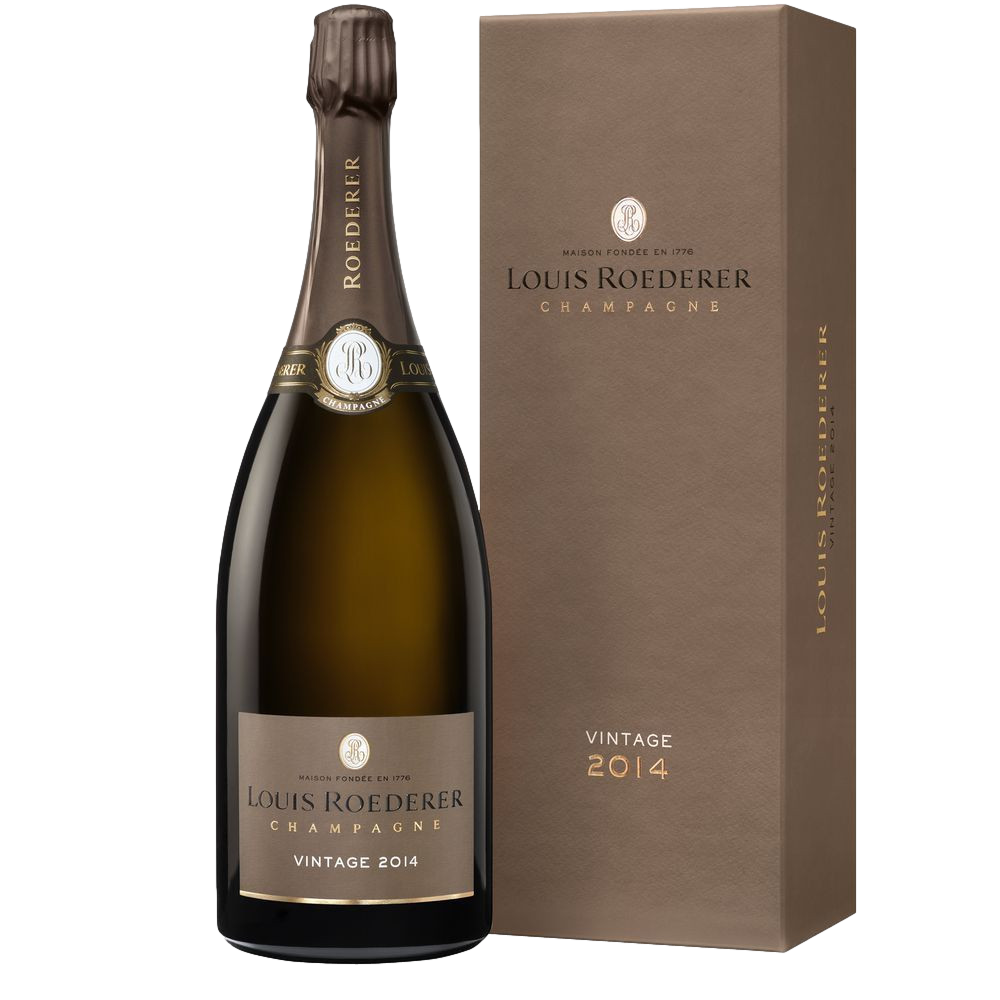 Louis Roederer Brut Vintage dans la boîte cadeau de luxe