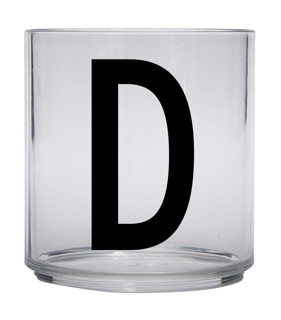 Design Letters Kids Personal Tritan Brinking Glass, D