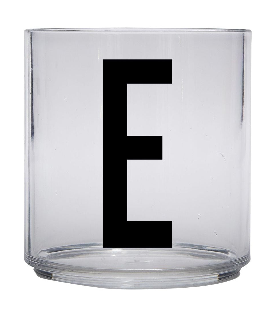 Design Letters Kids Personal Tritan Bere Glass, E