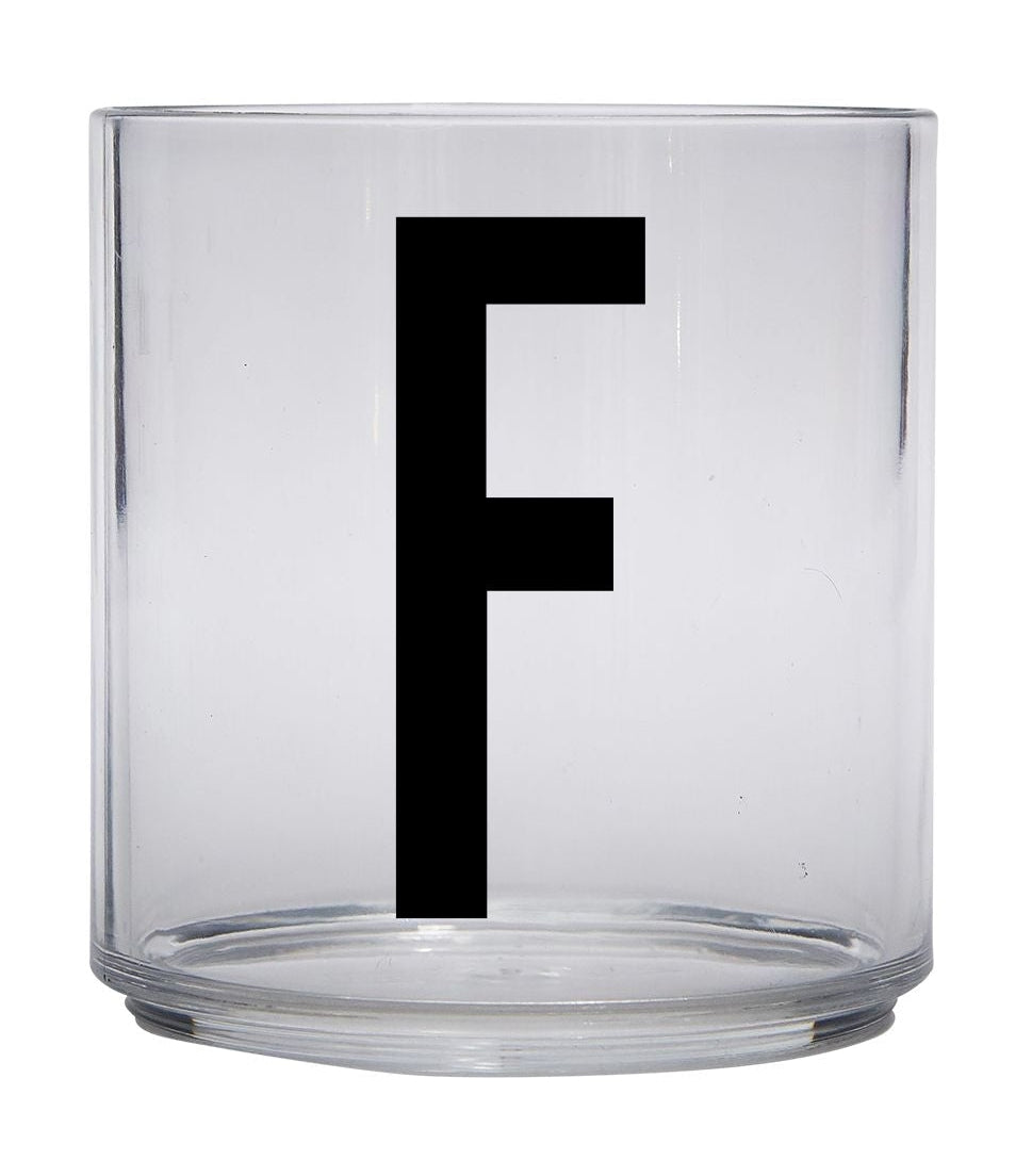 Design Letters Kids Personal Tritan Brinking Glass, F