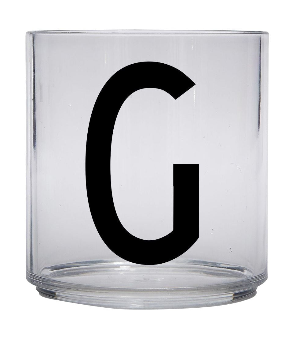 Design Letters Kids Personal Tritan Brinking Glass, G