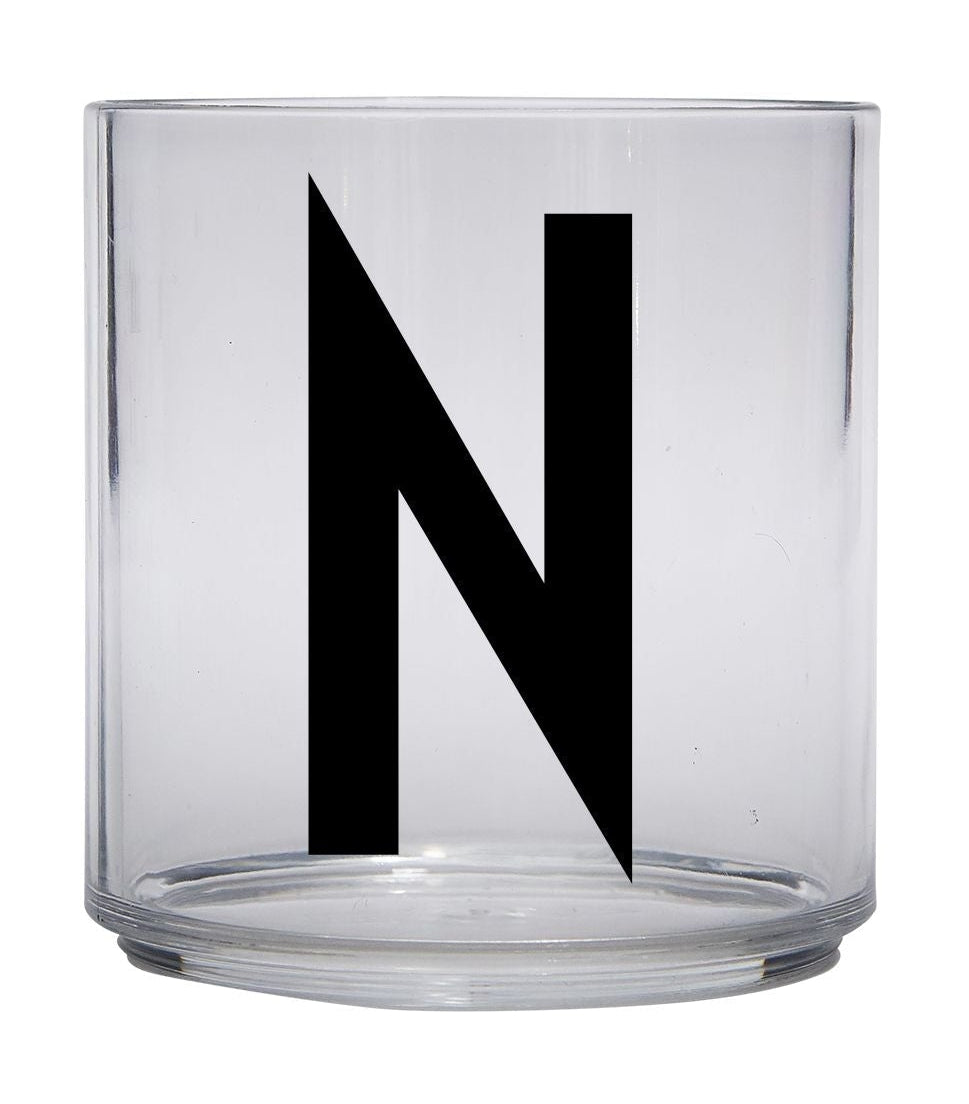 Design Letters Kids Personal Tritan Brinking Glass, N