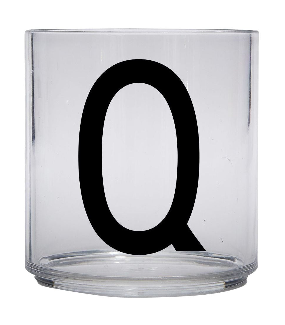 Design Letters Kids Personal Tritan Brinking Glass, Q