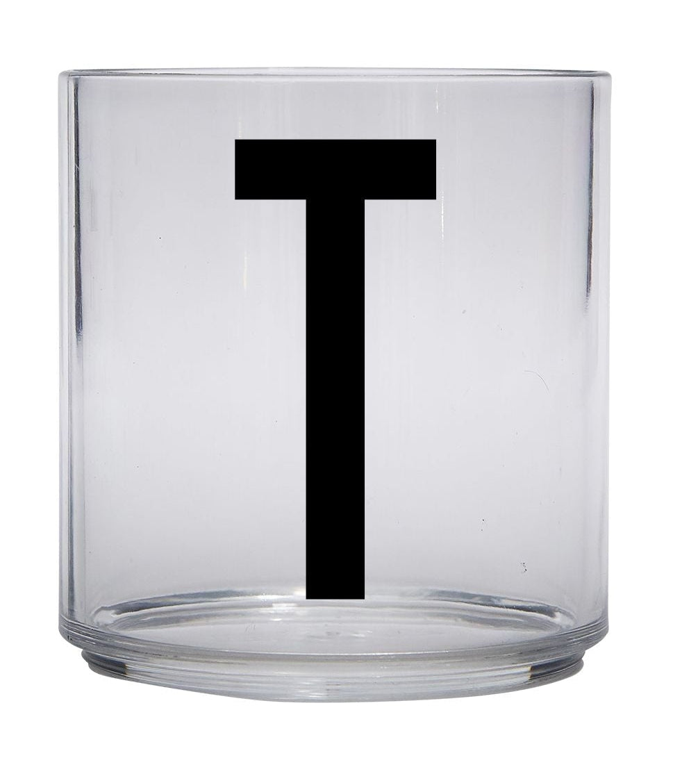 Design Letters Kids Personal Tritan Brinking Glass, T