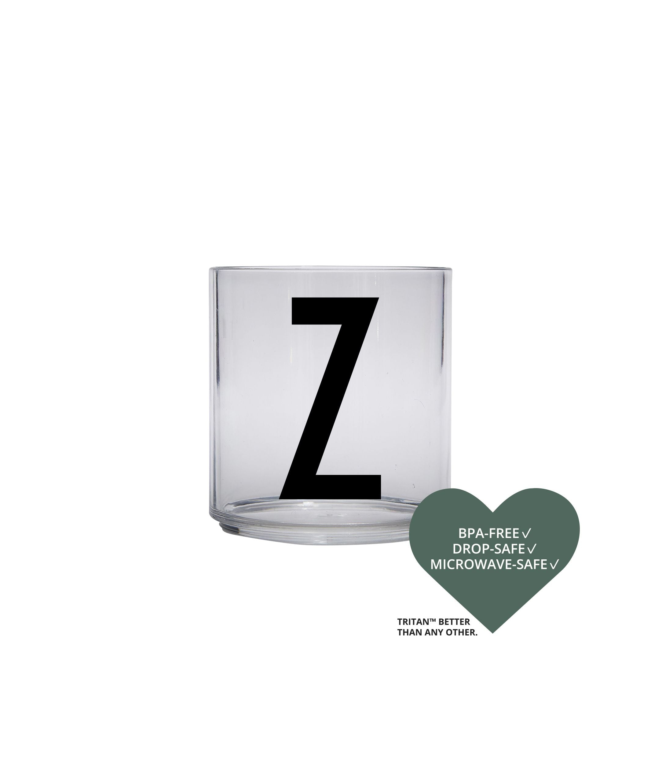 Design Letters Børn Personal Tritan Drinking Glass, Z