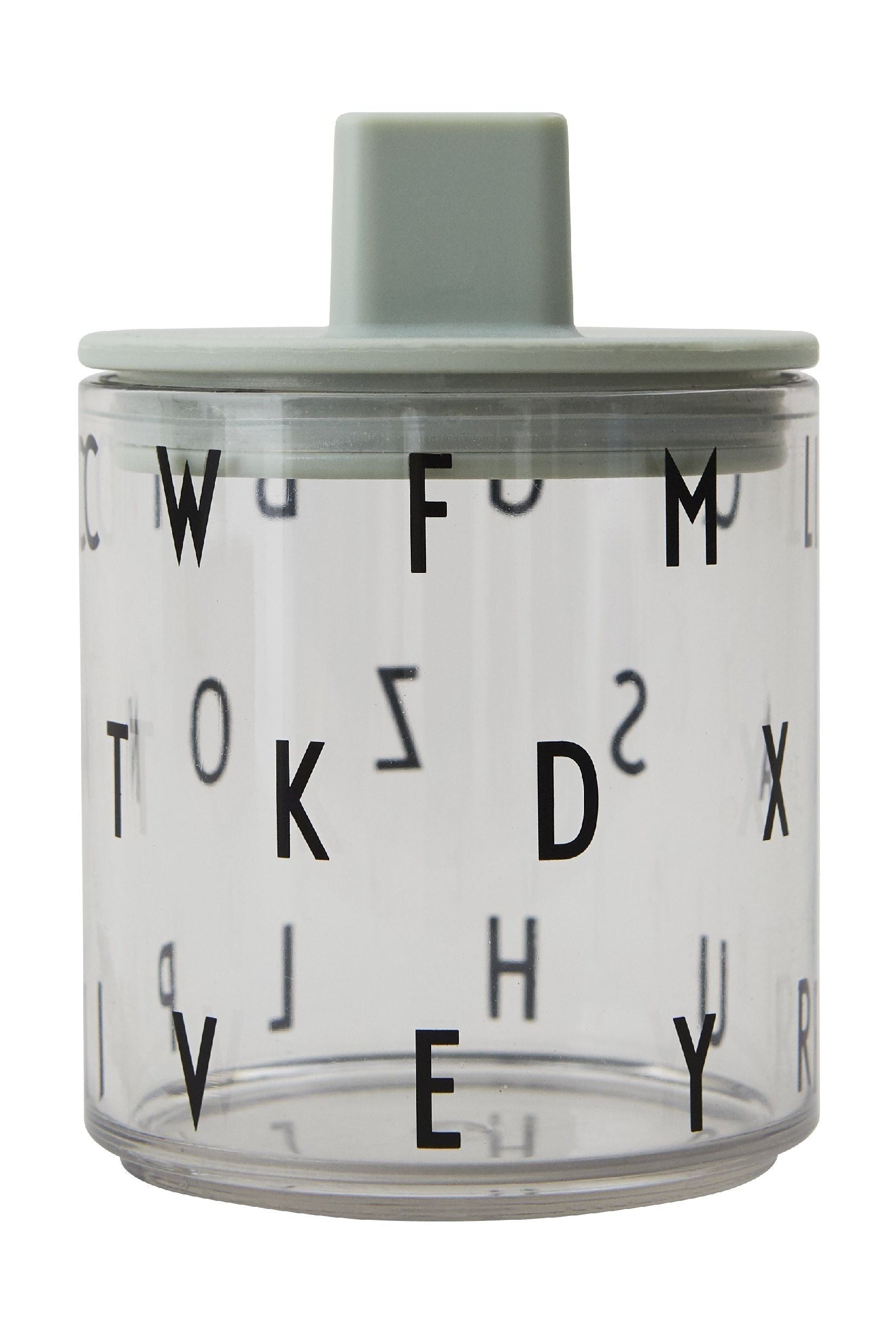 Design Letters Deksel voor Tritan drinkglas, groen