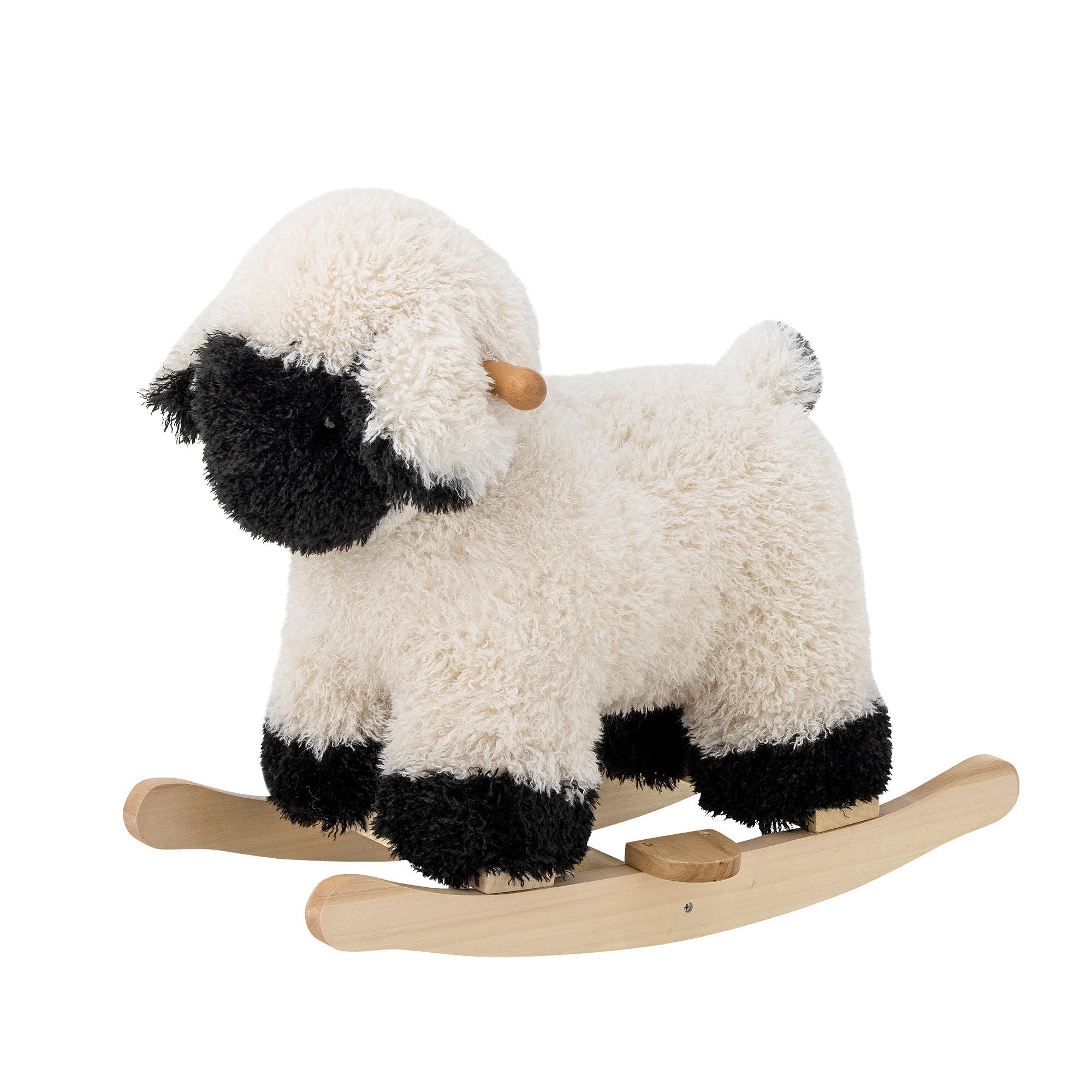 Bloomingville Mini Dolly Rocking Toy, mouton, blanc, polyester