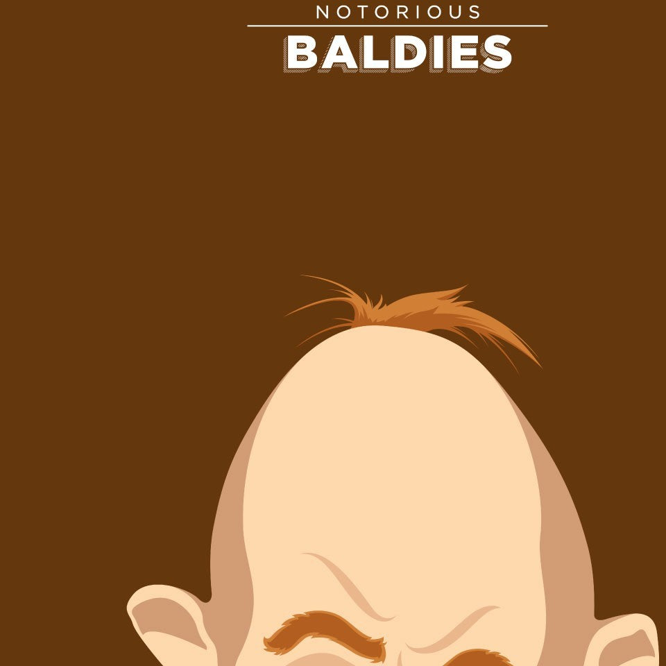 Affiche Notorious Baldie Sloth - Peruca