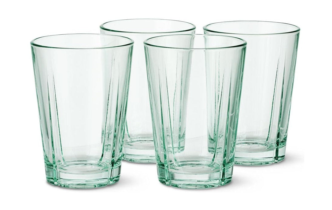Rosendahl GC Glass d'acqua riciclato 22 Cl Clear Green, 4 pezzi.