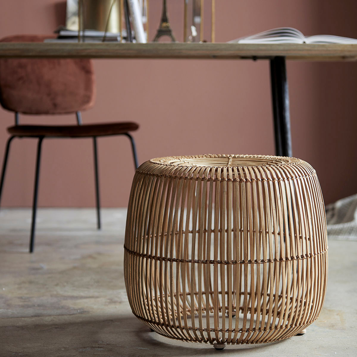 Tabouret de docteur de maison, hdmodern, nature