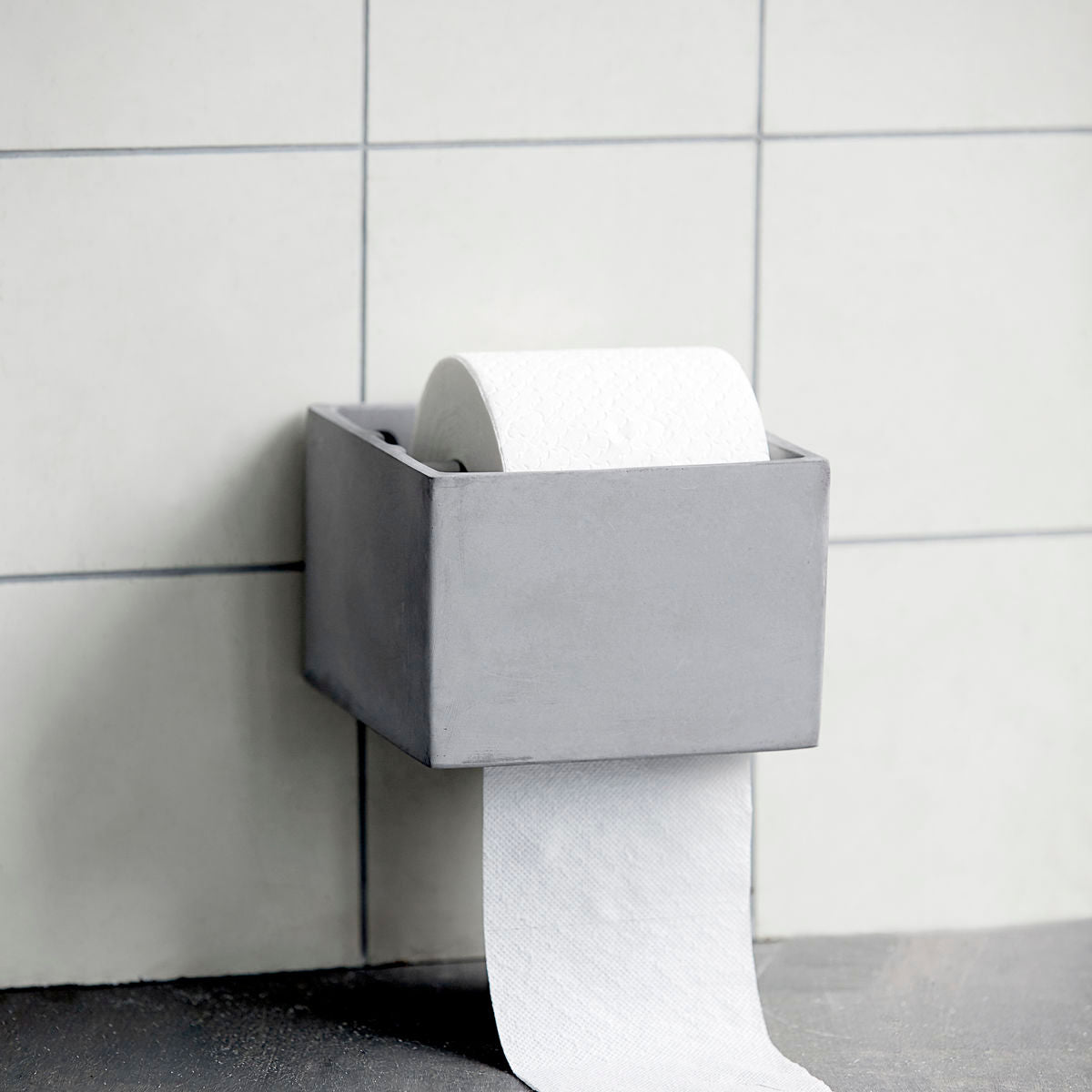 Huisarts toiletpapierhouder, hdhaving, grijs