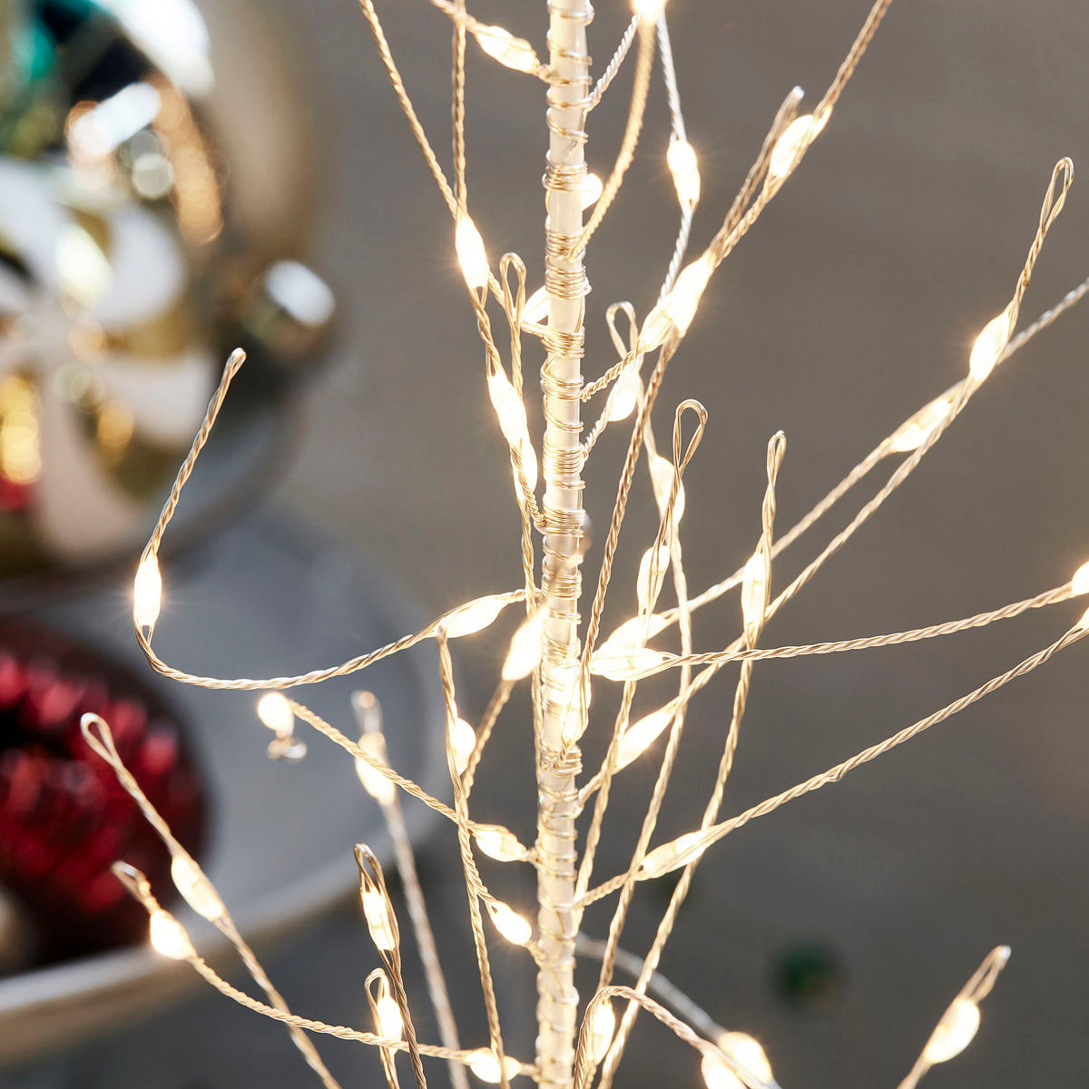 Albero di Natale del filo medico di casa, hdglow, bianco