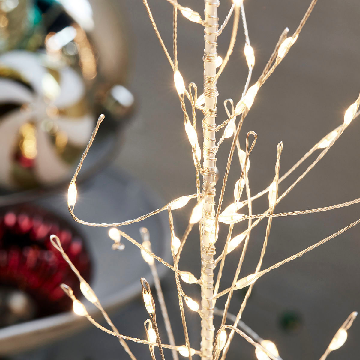 Albero di Natale del filo medico di casa, hdglow, bianco