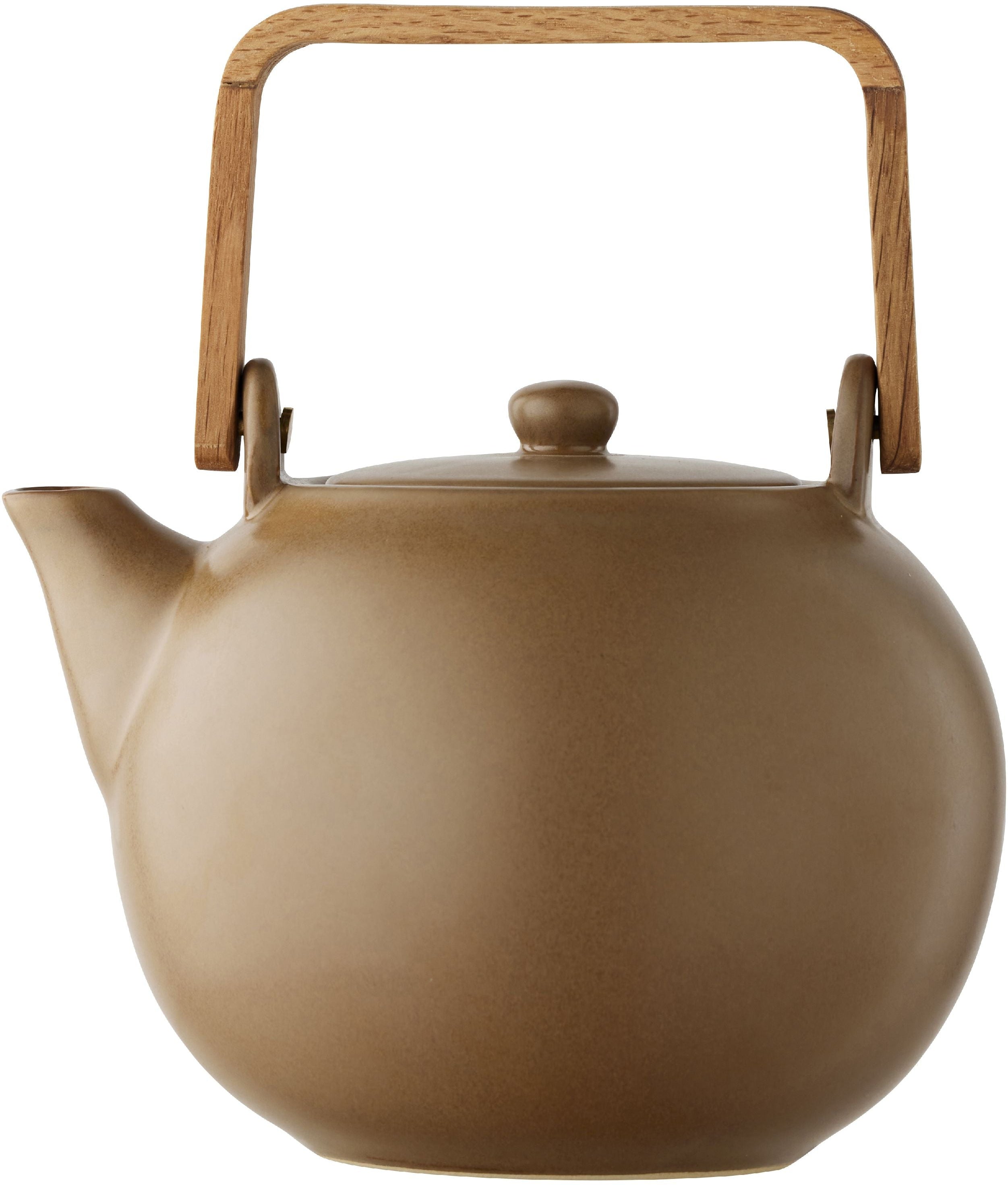 Bitz Teapot met thee -zeef 1,2 L, hout