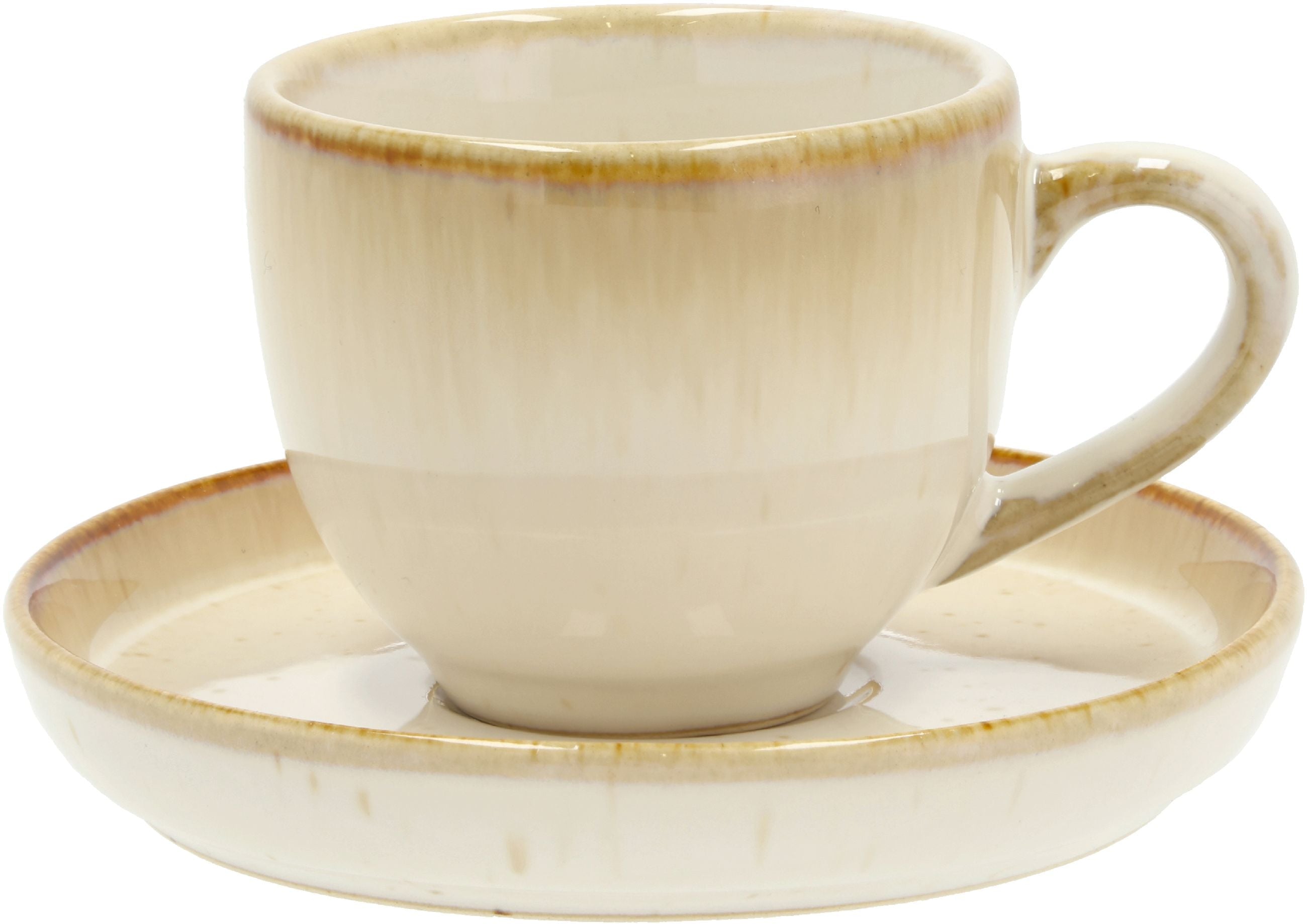 Bitz Espresso Cup con piattino, crema