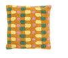 Styles coussin 45x45 cm, rose / vert / marron / jaune