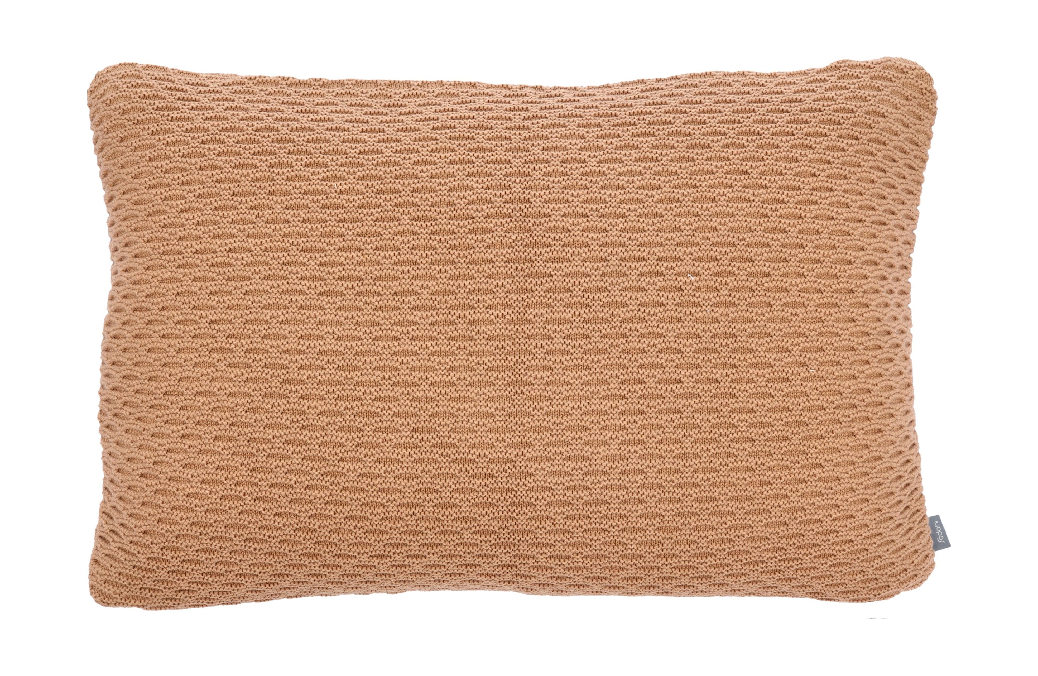 Copertina di cuscino a maglia södahl a onda 40x60 cm, cammello