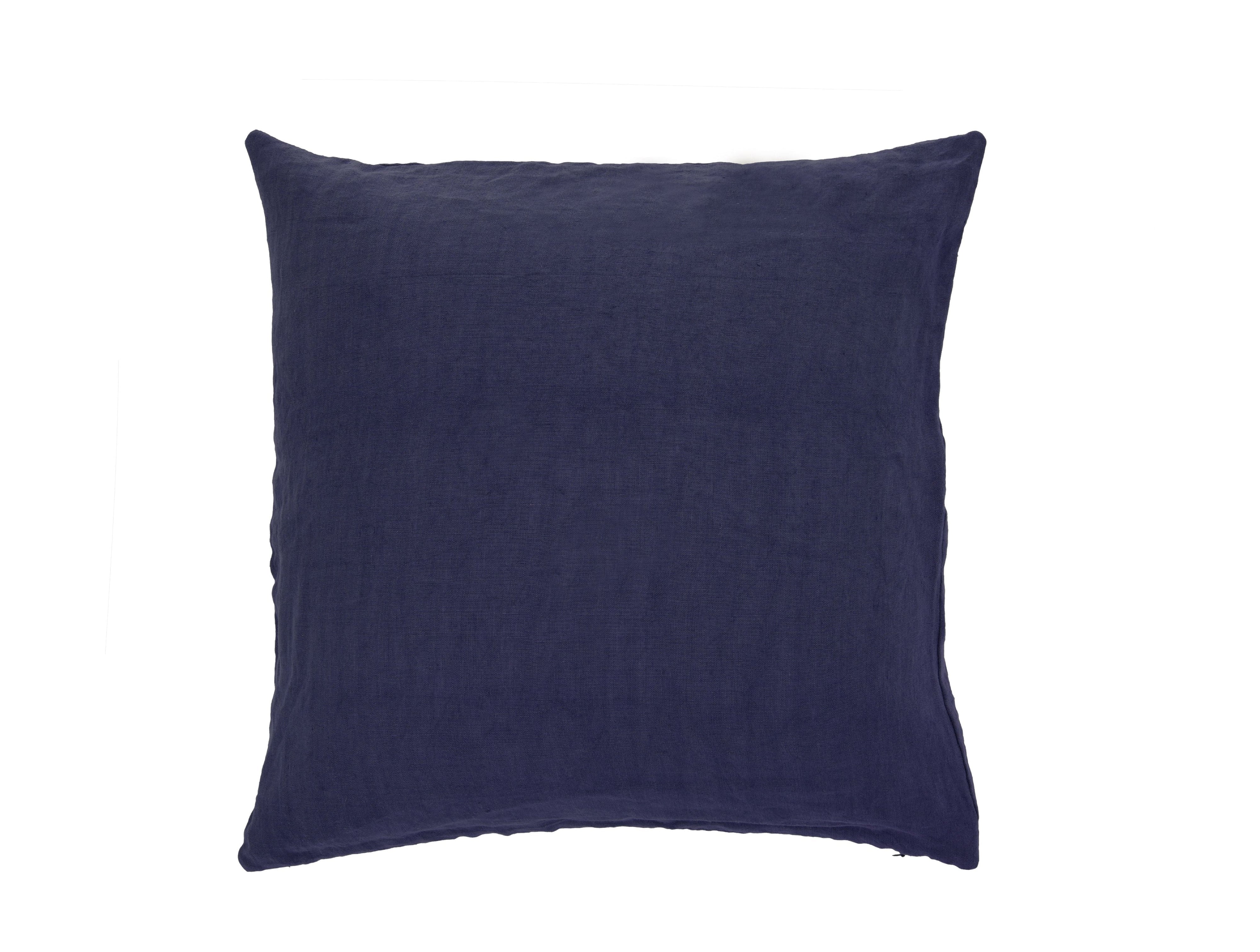Copertina di cuscino di lino Södahl 50x50 cm, blu reale