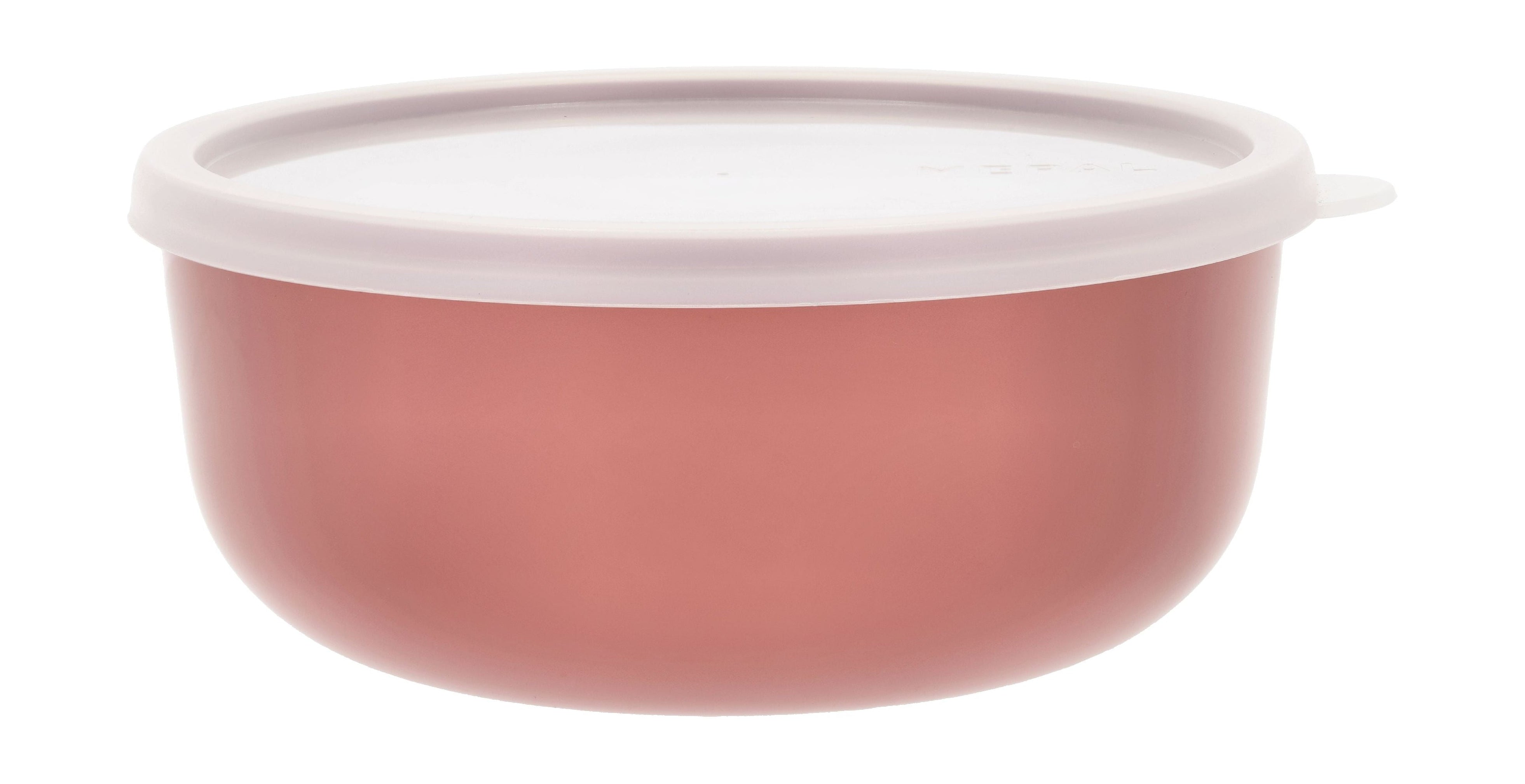 Mepal Lumina Bowl met deksel 1,5 L, levendig mauve