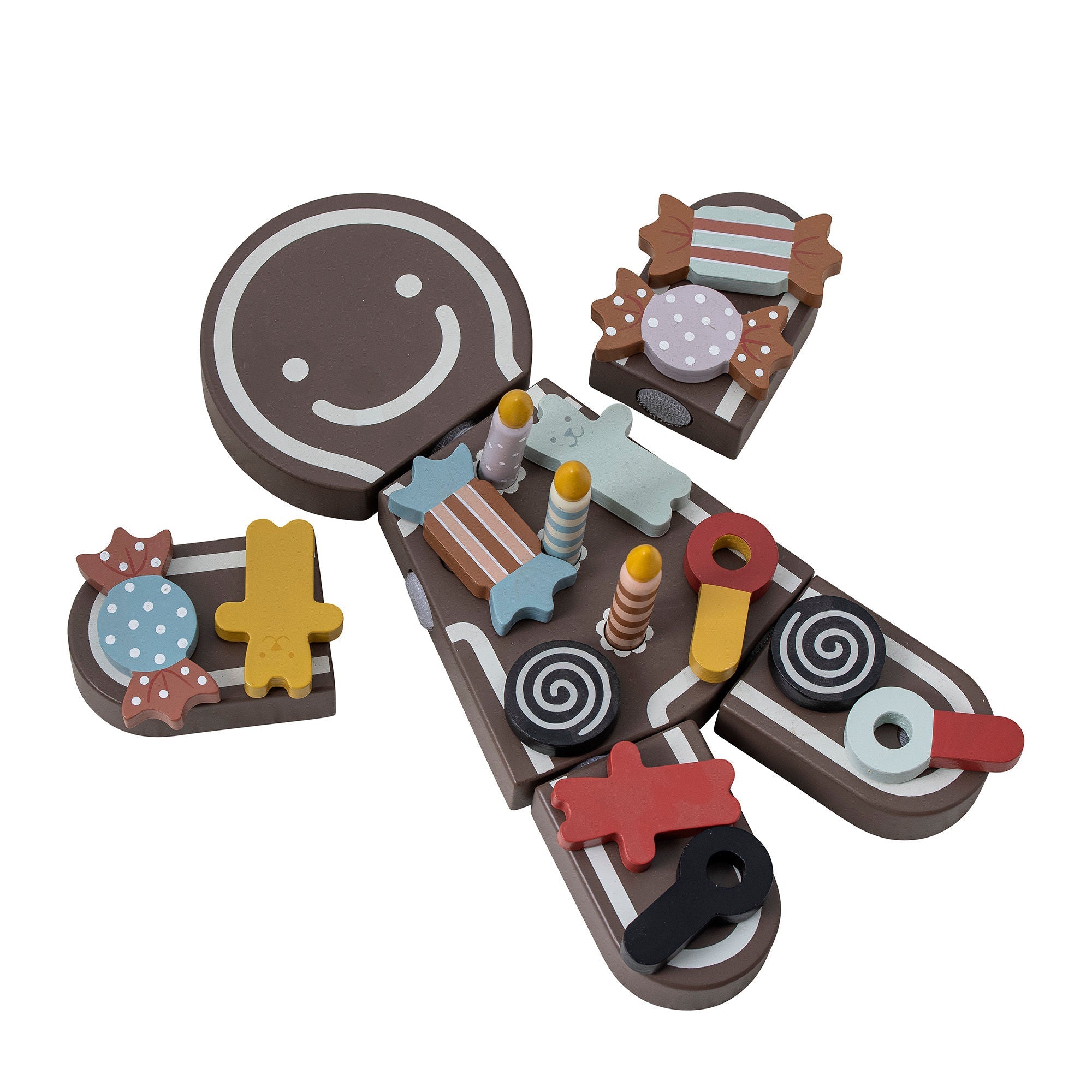 Bloomingville Mini Tala Play Set, Essen, Brown, MDF