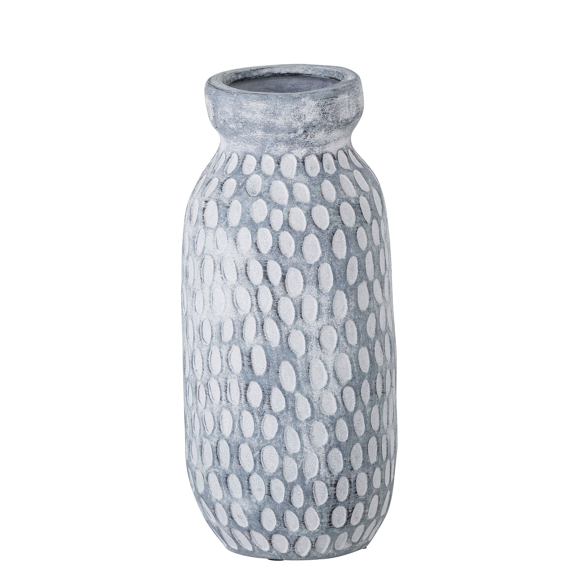 Bloomingville Jac Deco Vase, blå, keramikk