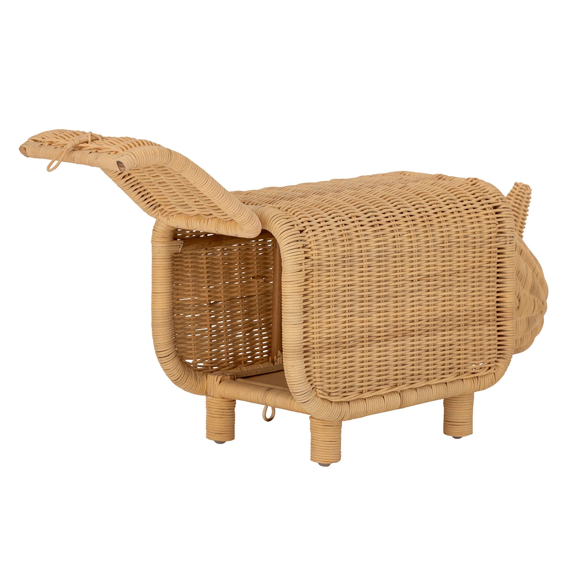 Bloomingville Mini Soffe Tabouret avec stockage, nature, rotin