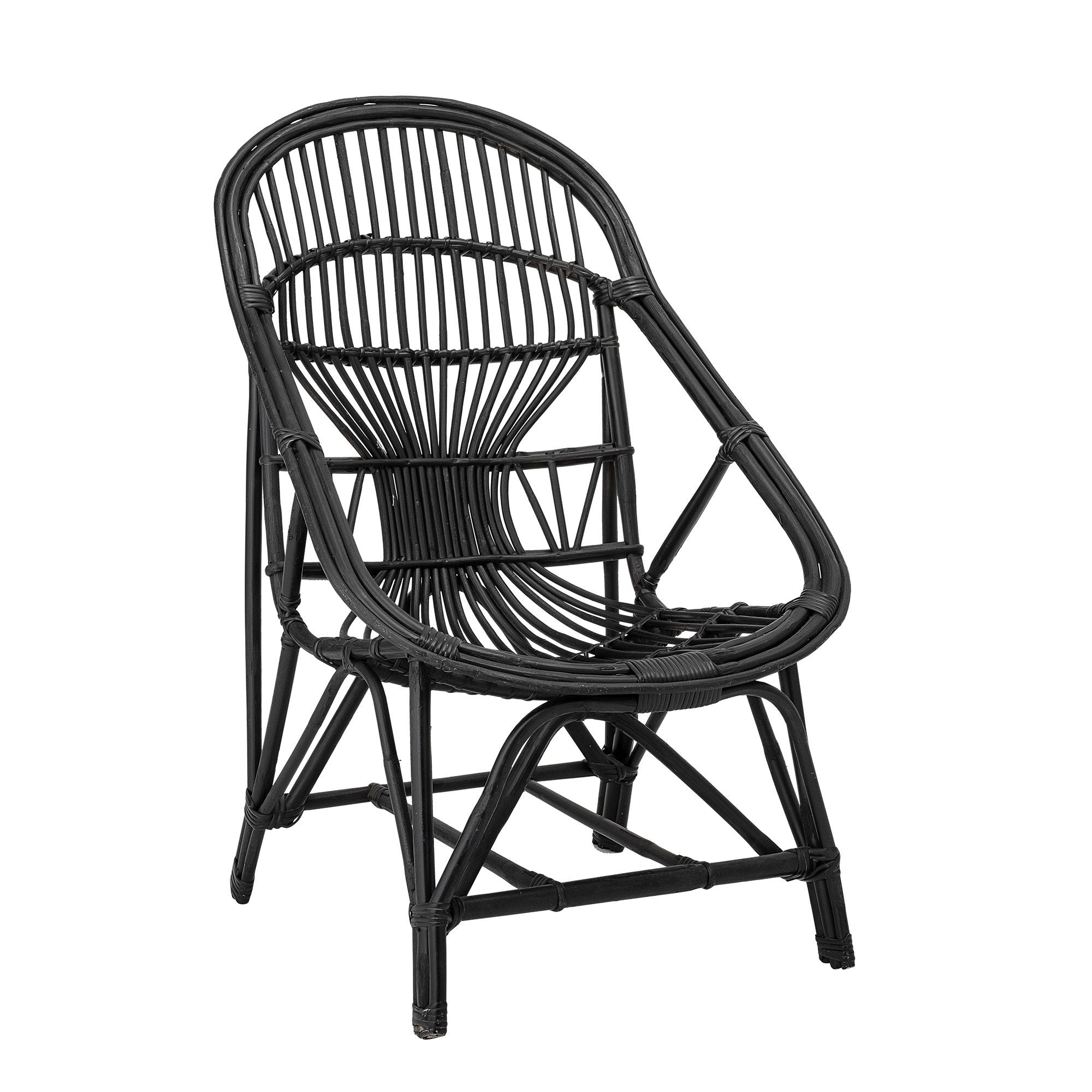 Bloomingville Joline Lounge Chair, Schwarz, Stock