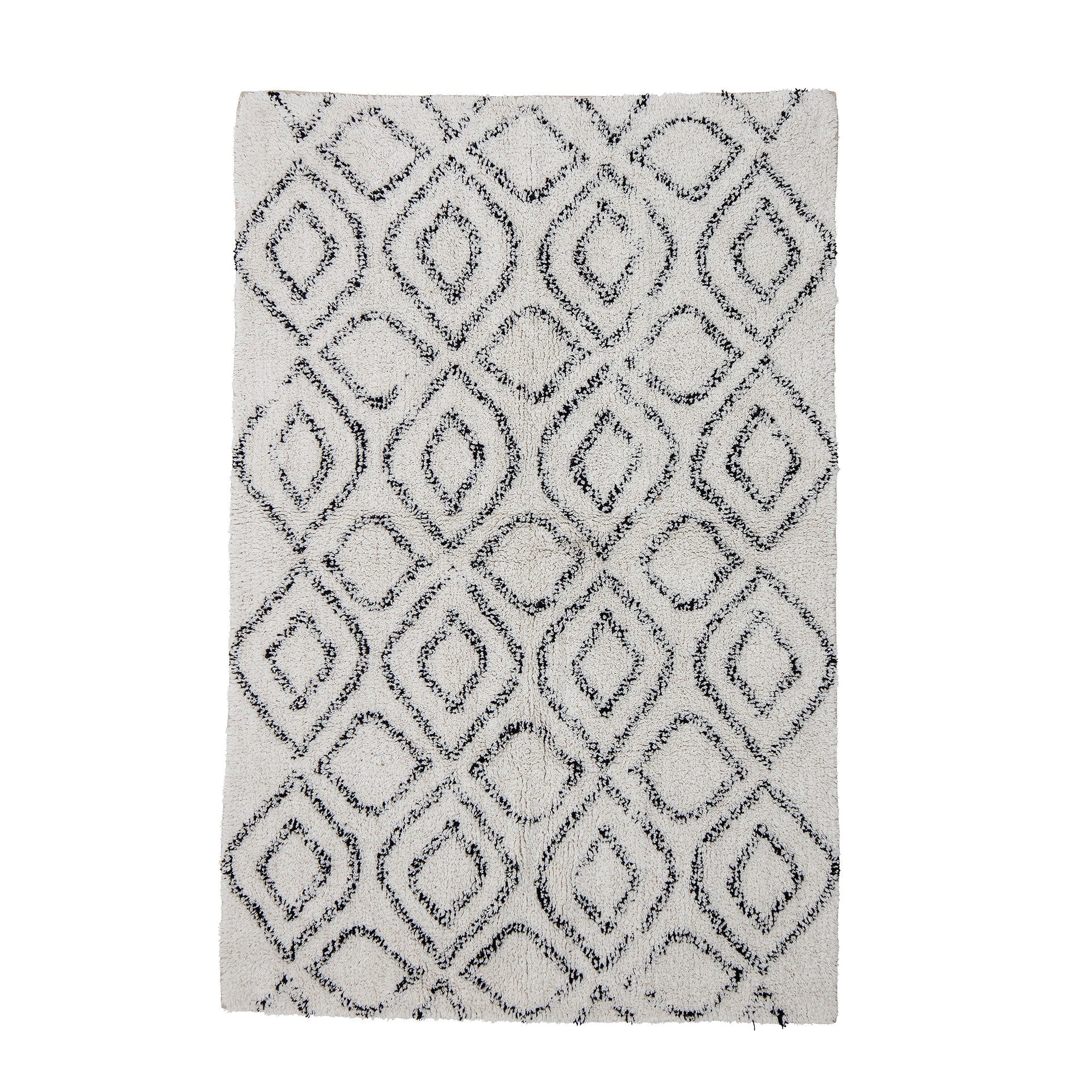 Bloomingville Katie Rug, blanco, algodón