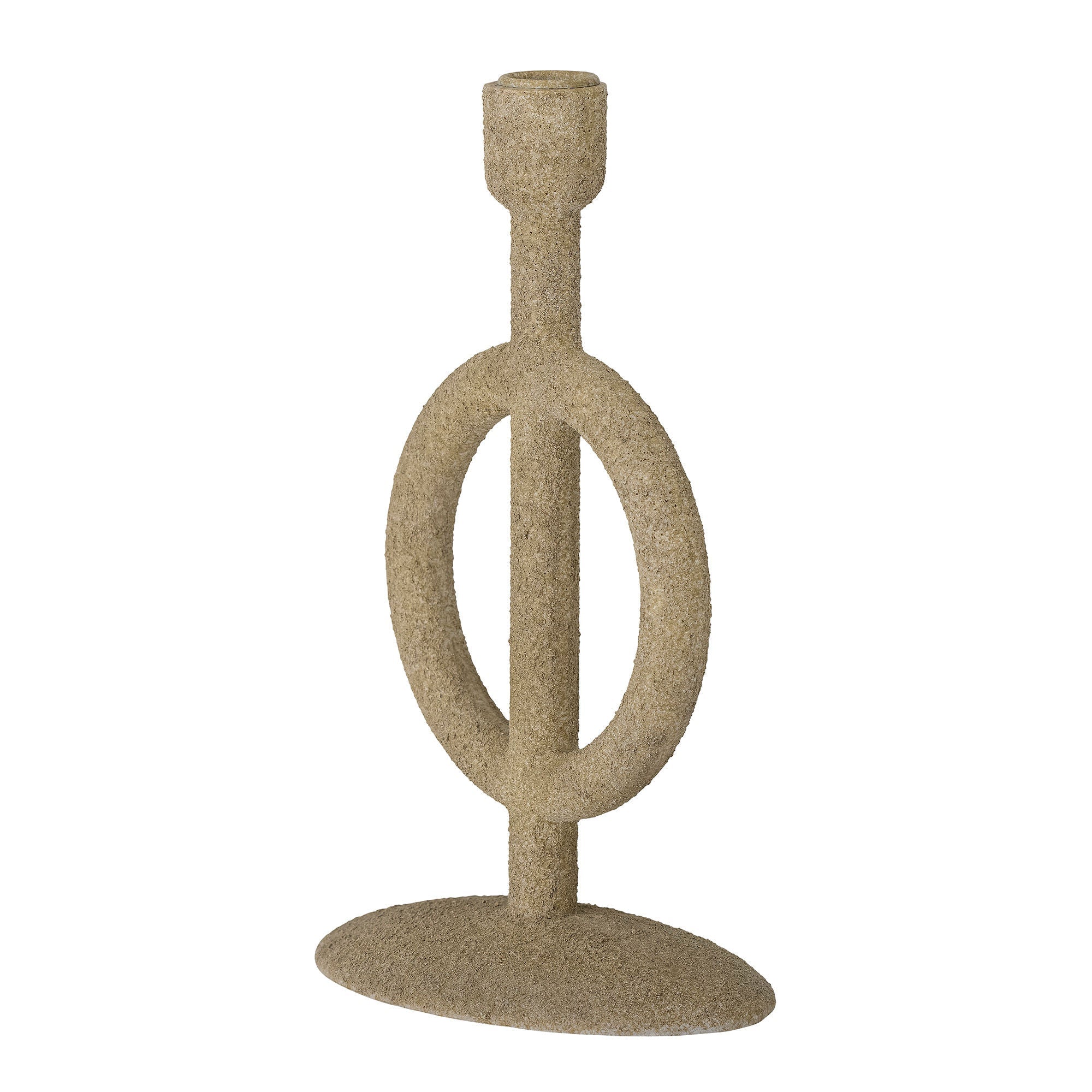 Bloomingville Flikka Candle Holder, Nature, Polyresin