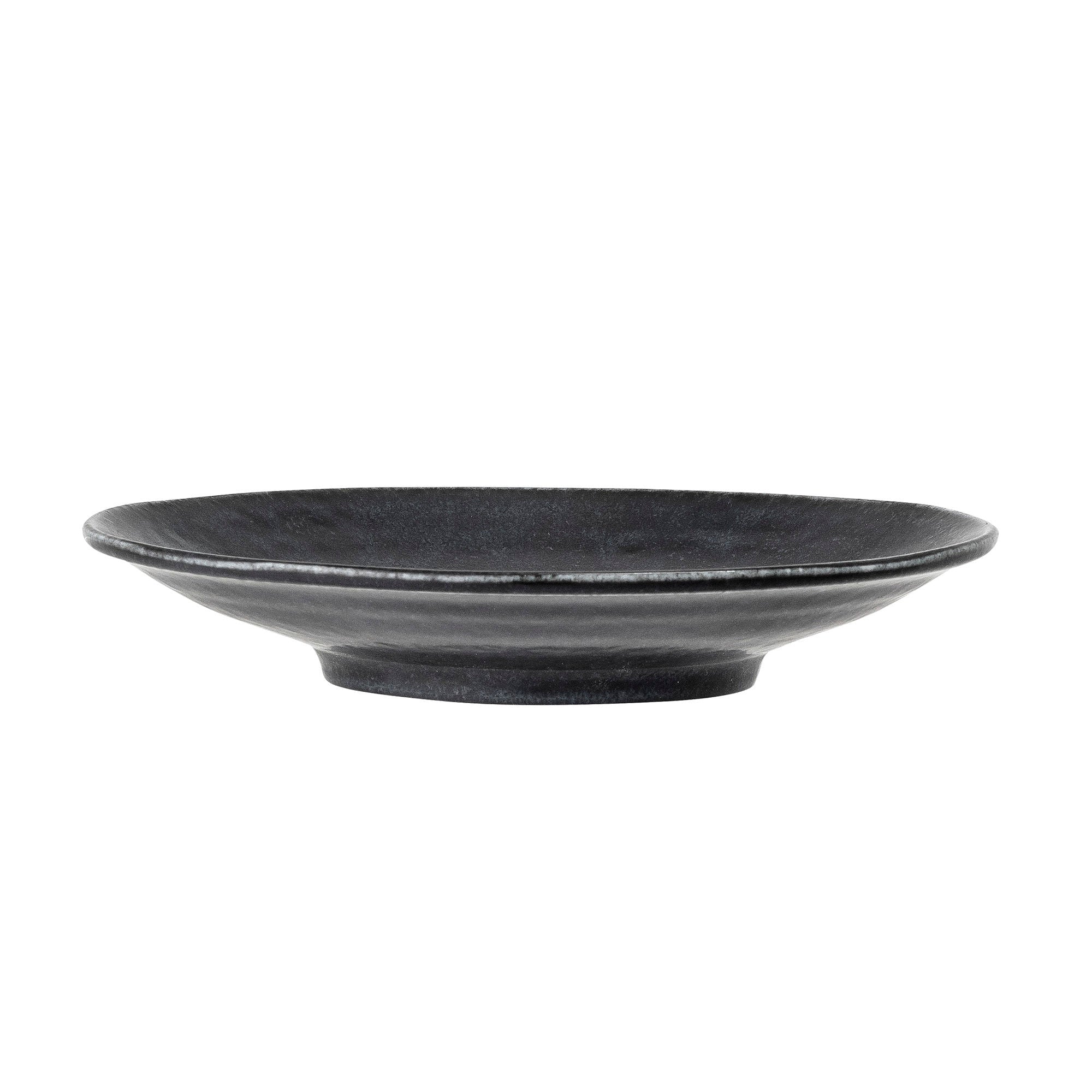 Bloomingville Yoko Plate, svart, porslin