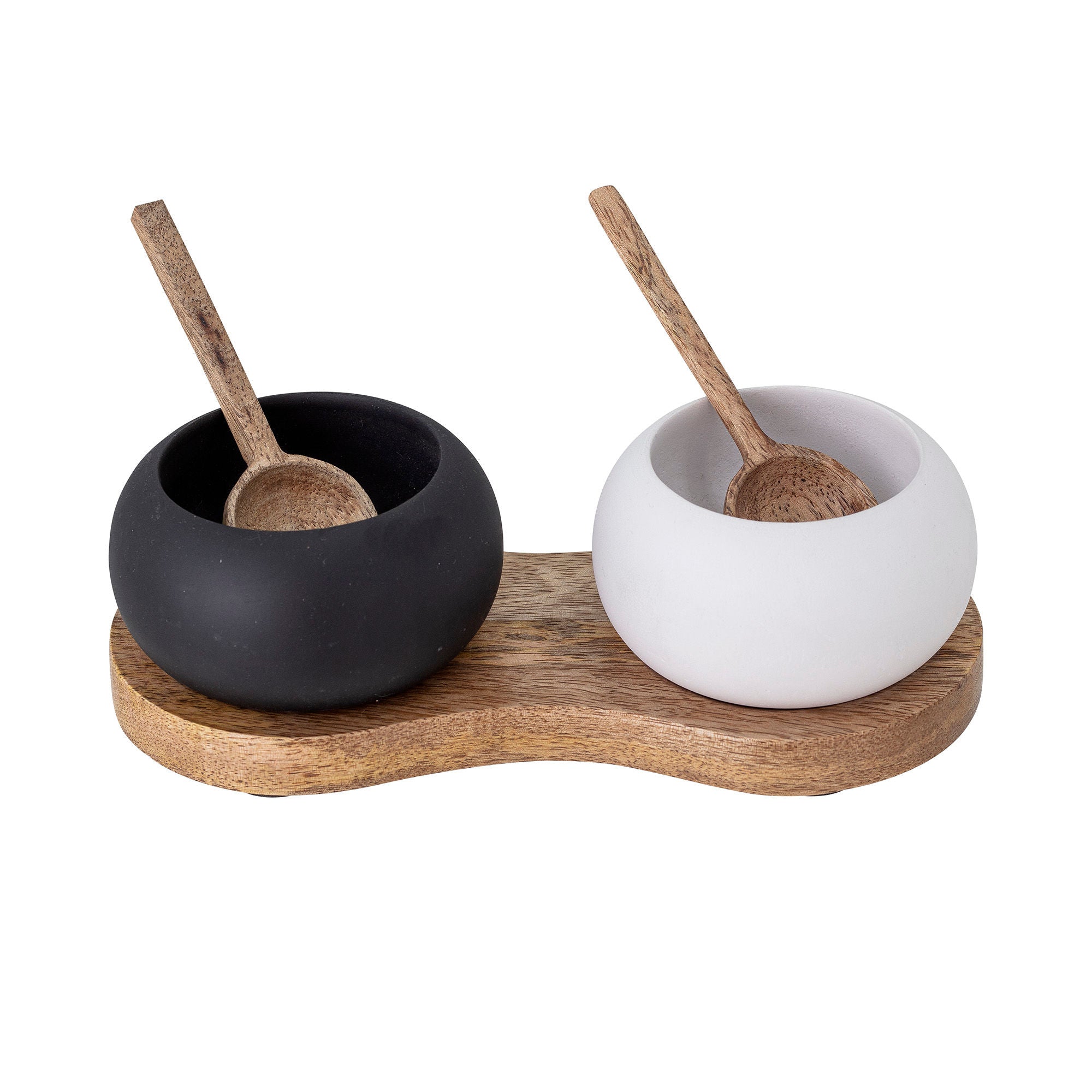 Skapandi safn Fig Salt & Pepper Jar, Black, Mango