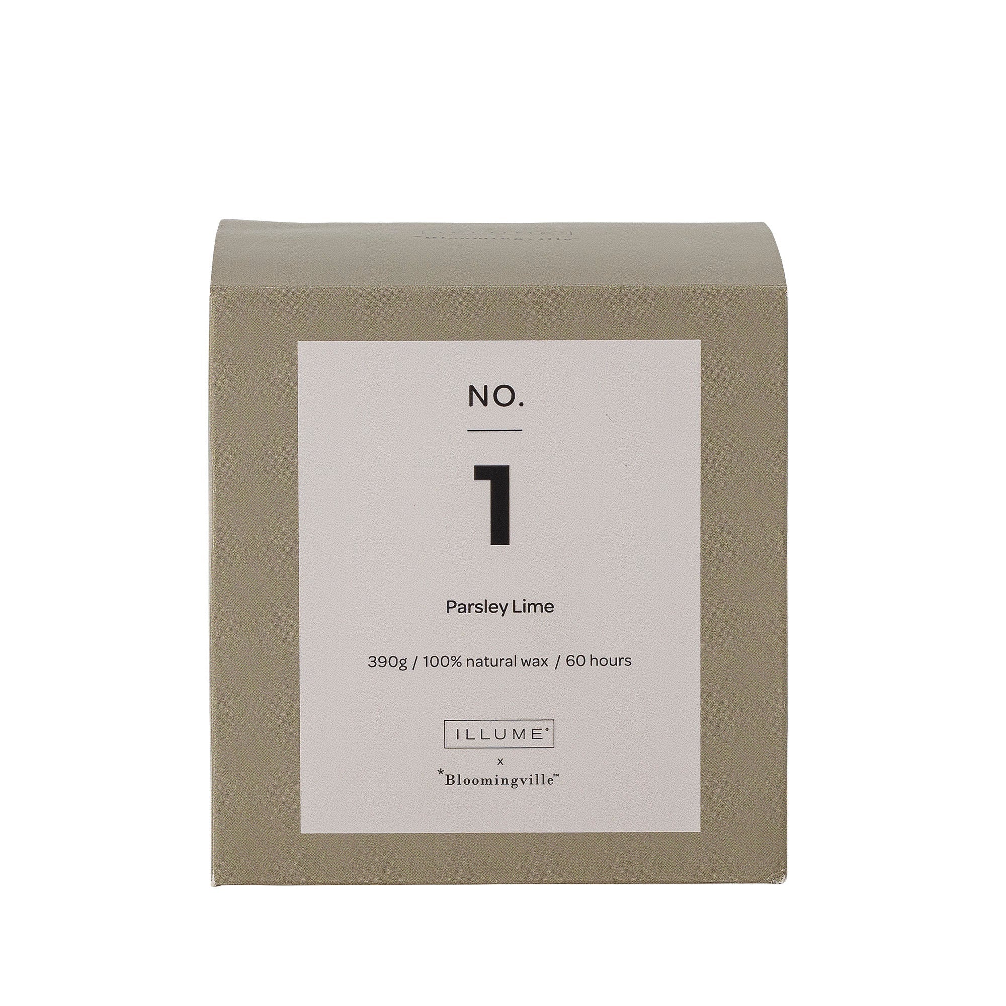 Illume X Bloomingville No.1-Parsley Lime Scent Candle，Green，Wax