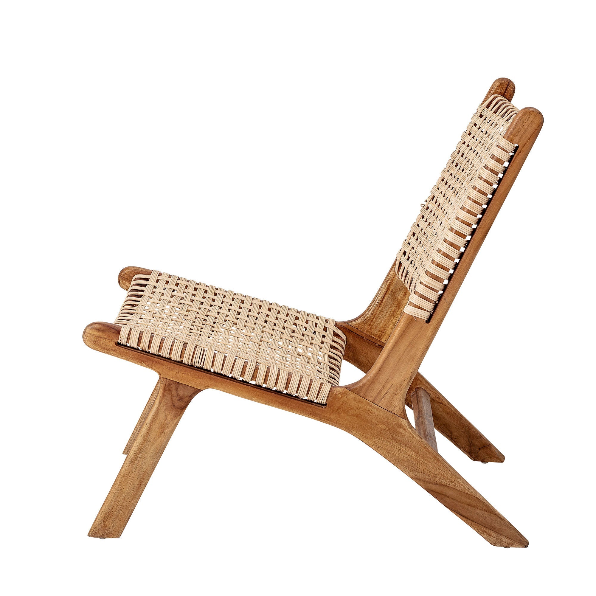Bloomingville Keila Lounge Chair, Nature, Teak