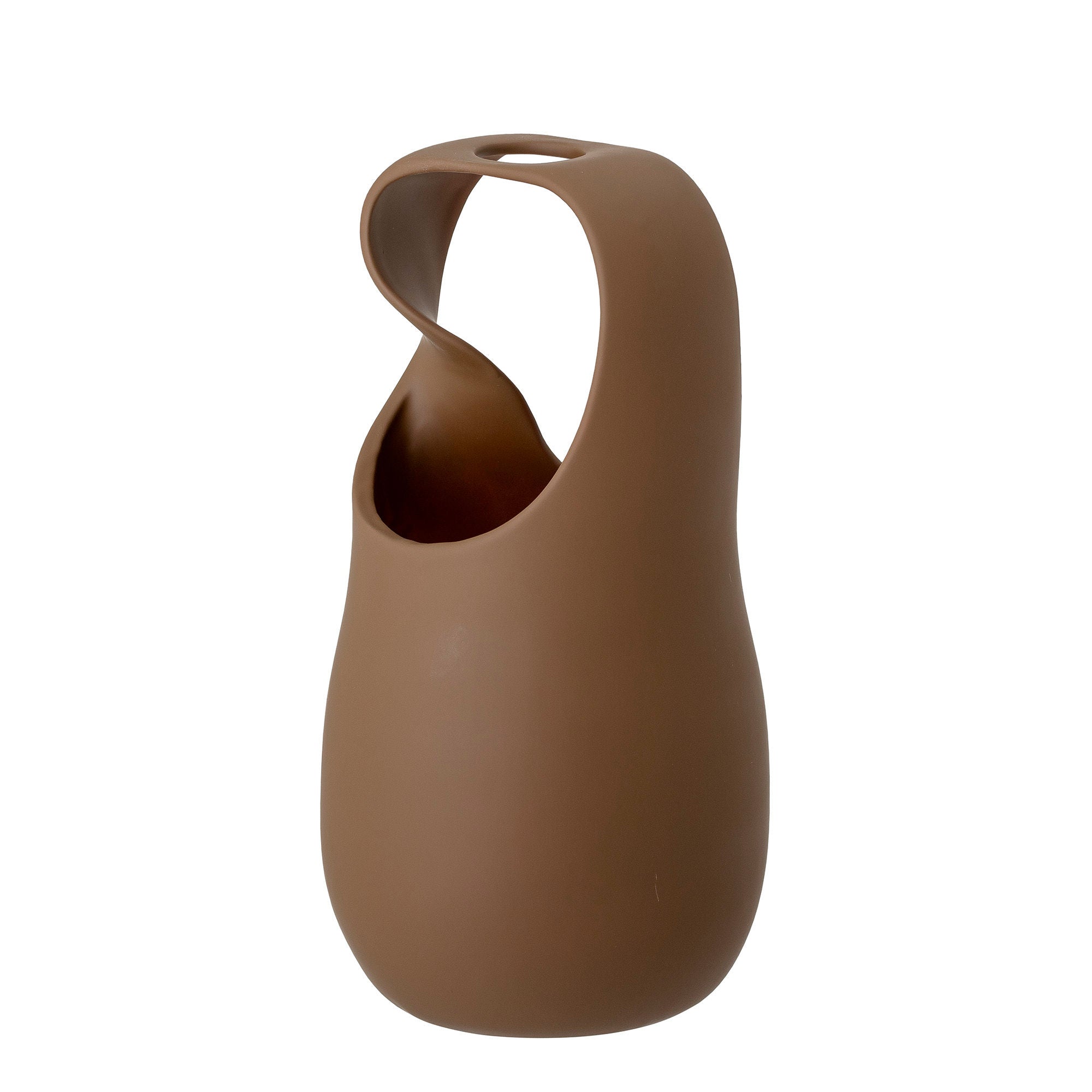 Bloomingville Nicica Vase, Brown, Steingware