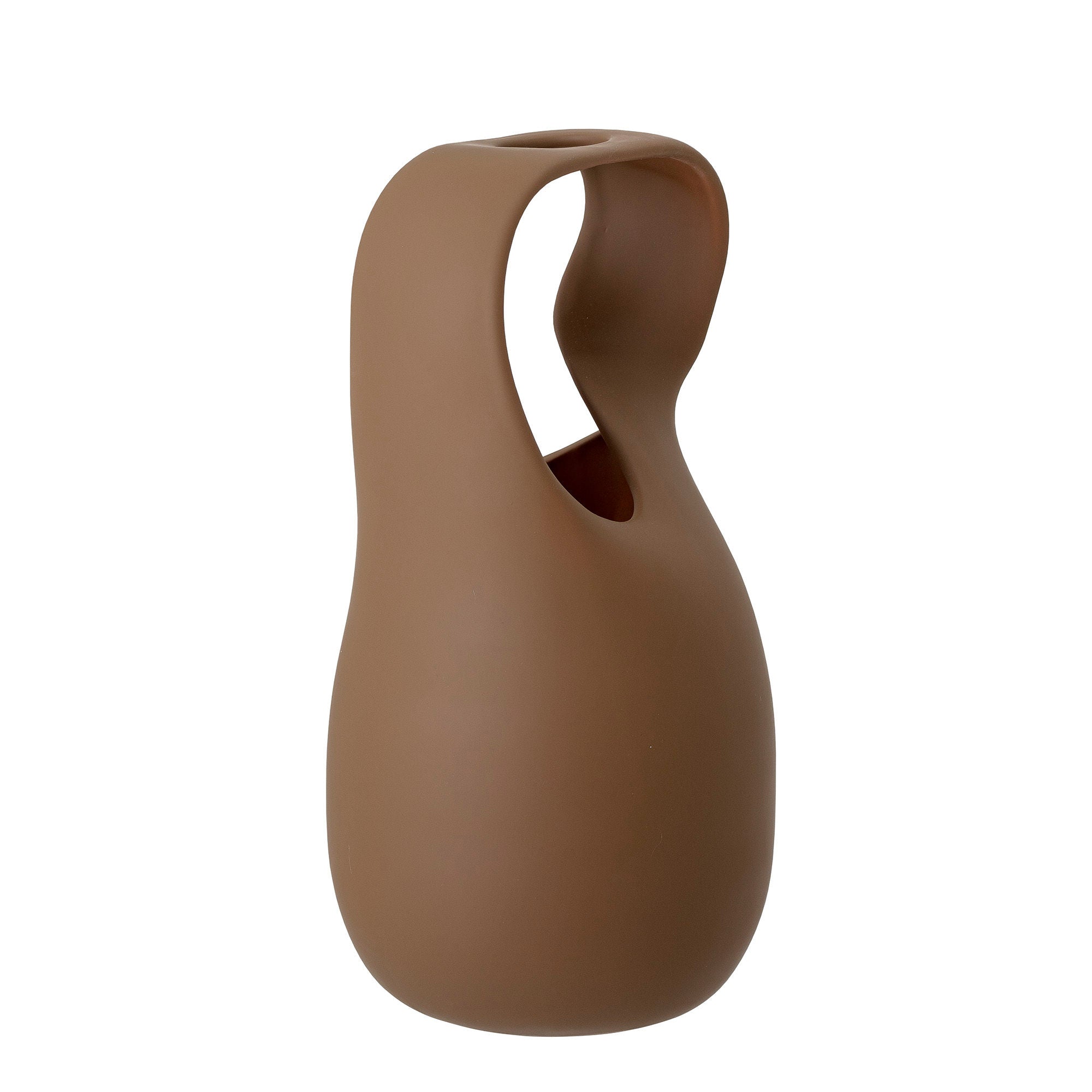 Bloomingville Nicica Vase, Brown, Steingware